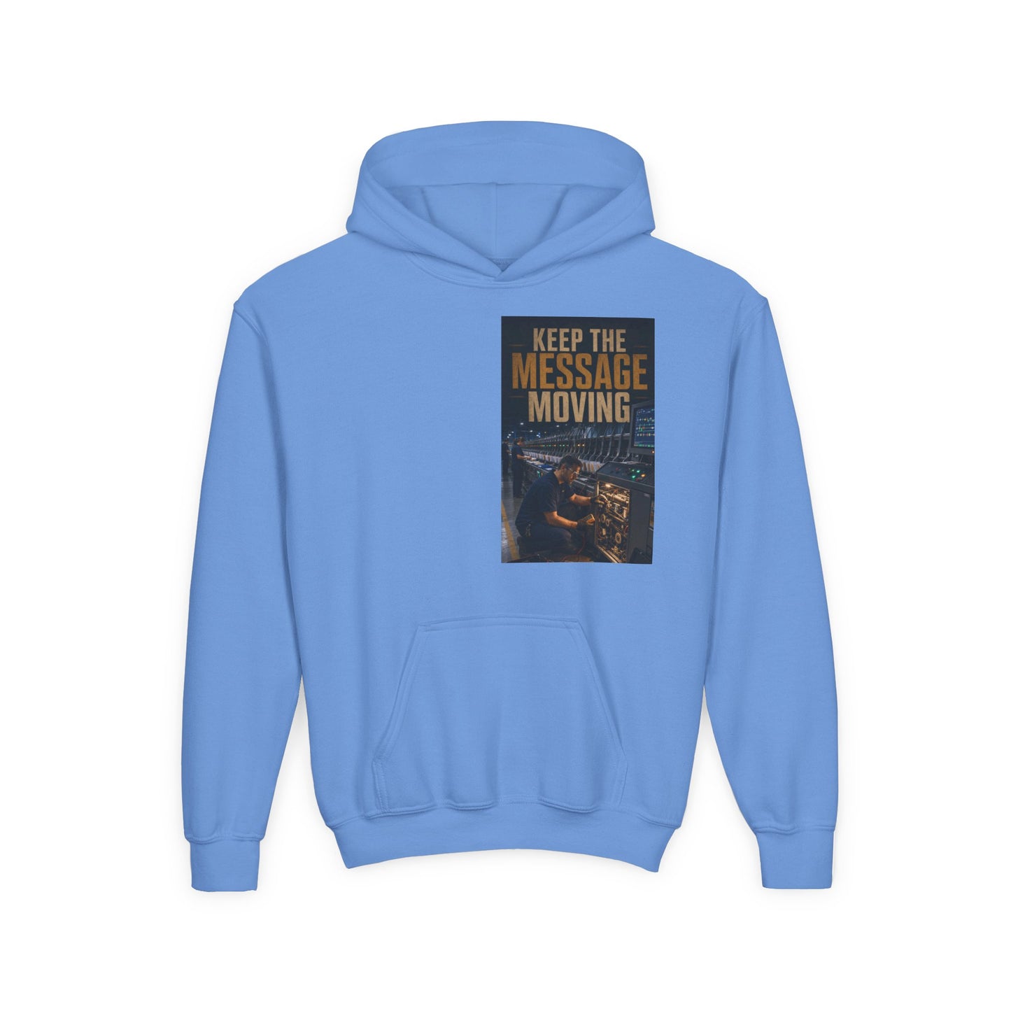Postal Music — Keep the Message Moving — Youth Hoodie