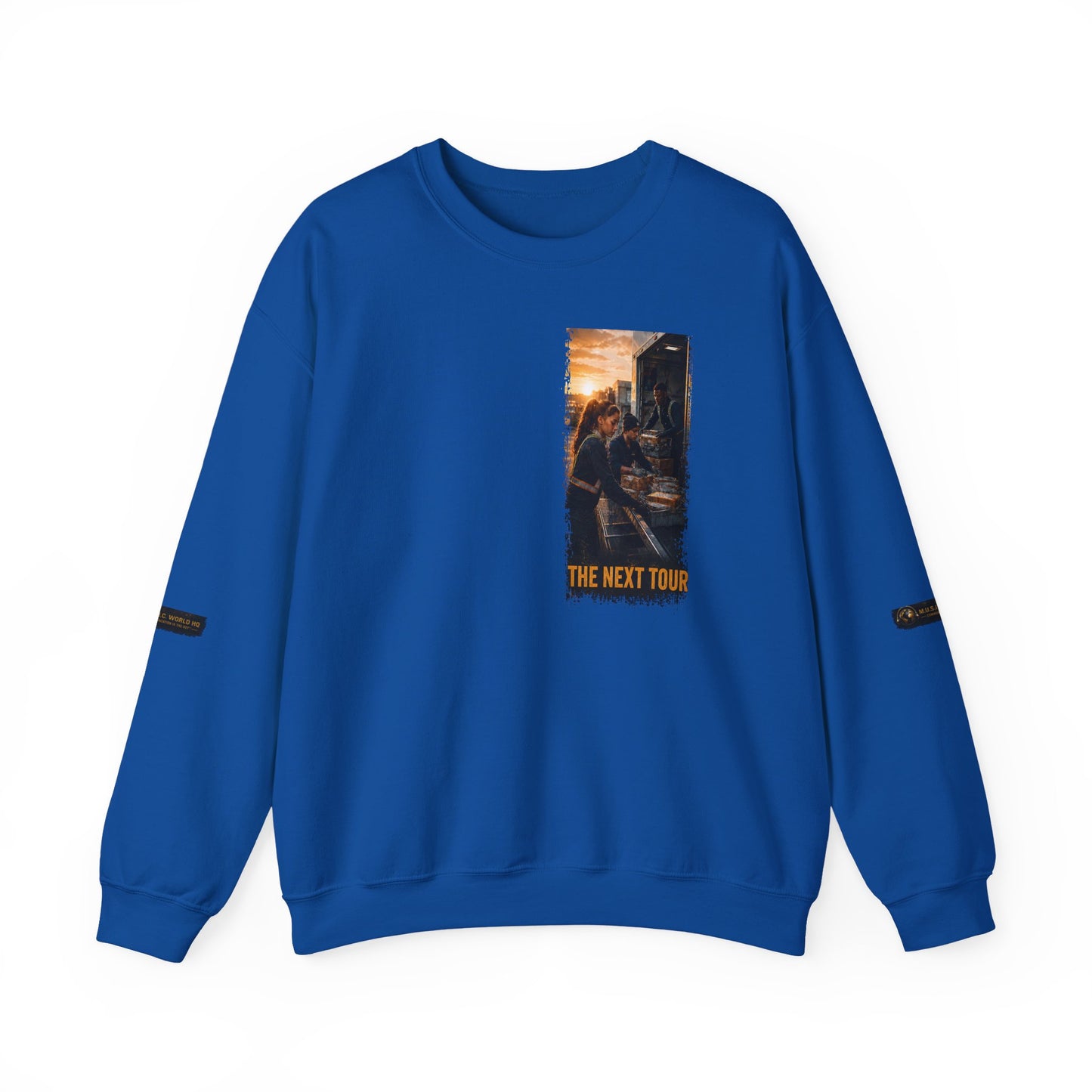 Postal Music — The Next Tour Core Crewneck Sweatshirt — Color Group 3 of 3