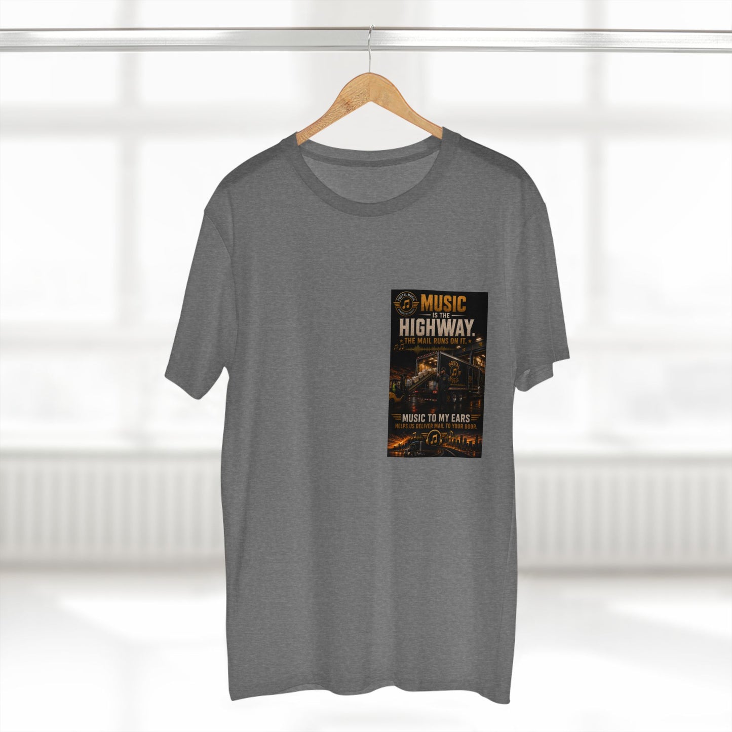 Postal Music — Music Is the Highway — Streetwear T-Shirt