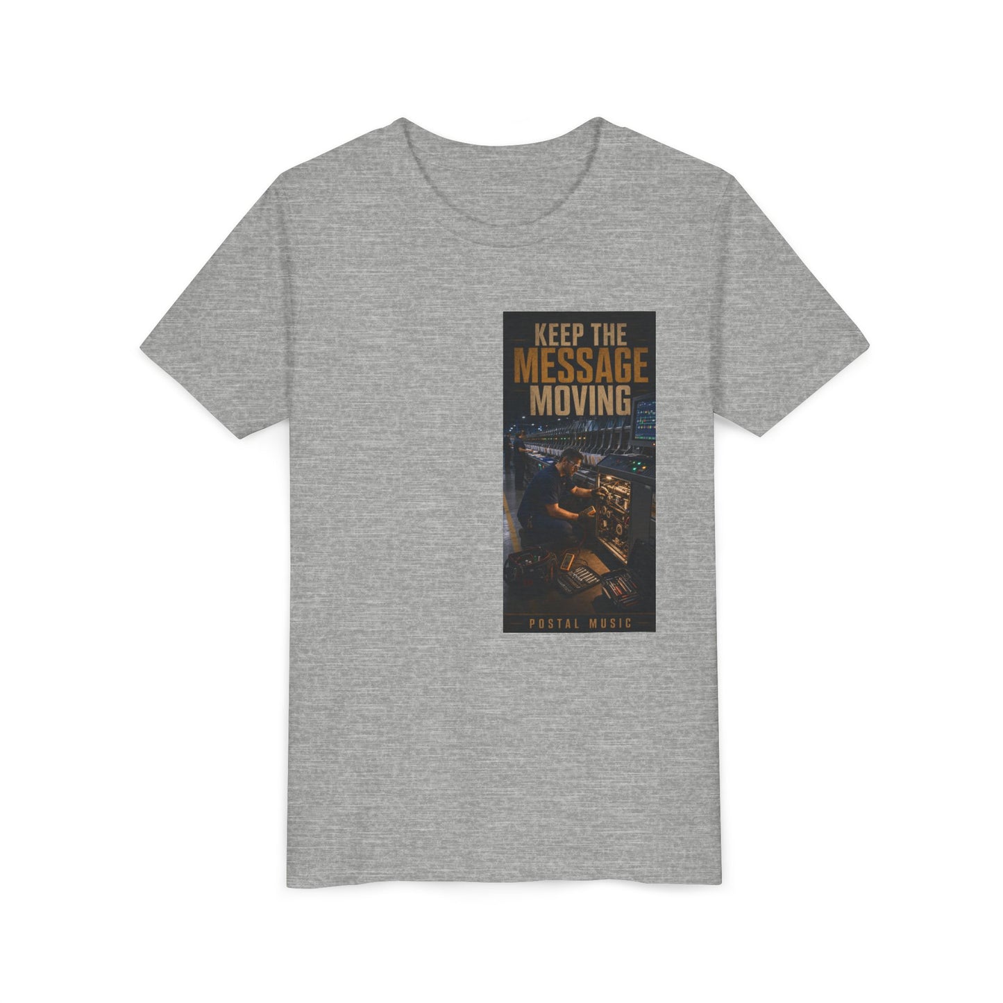 Postal Music — Keep the Message Moving — Youth T-Shirt