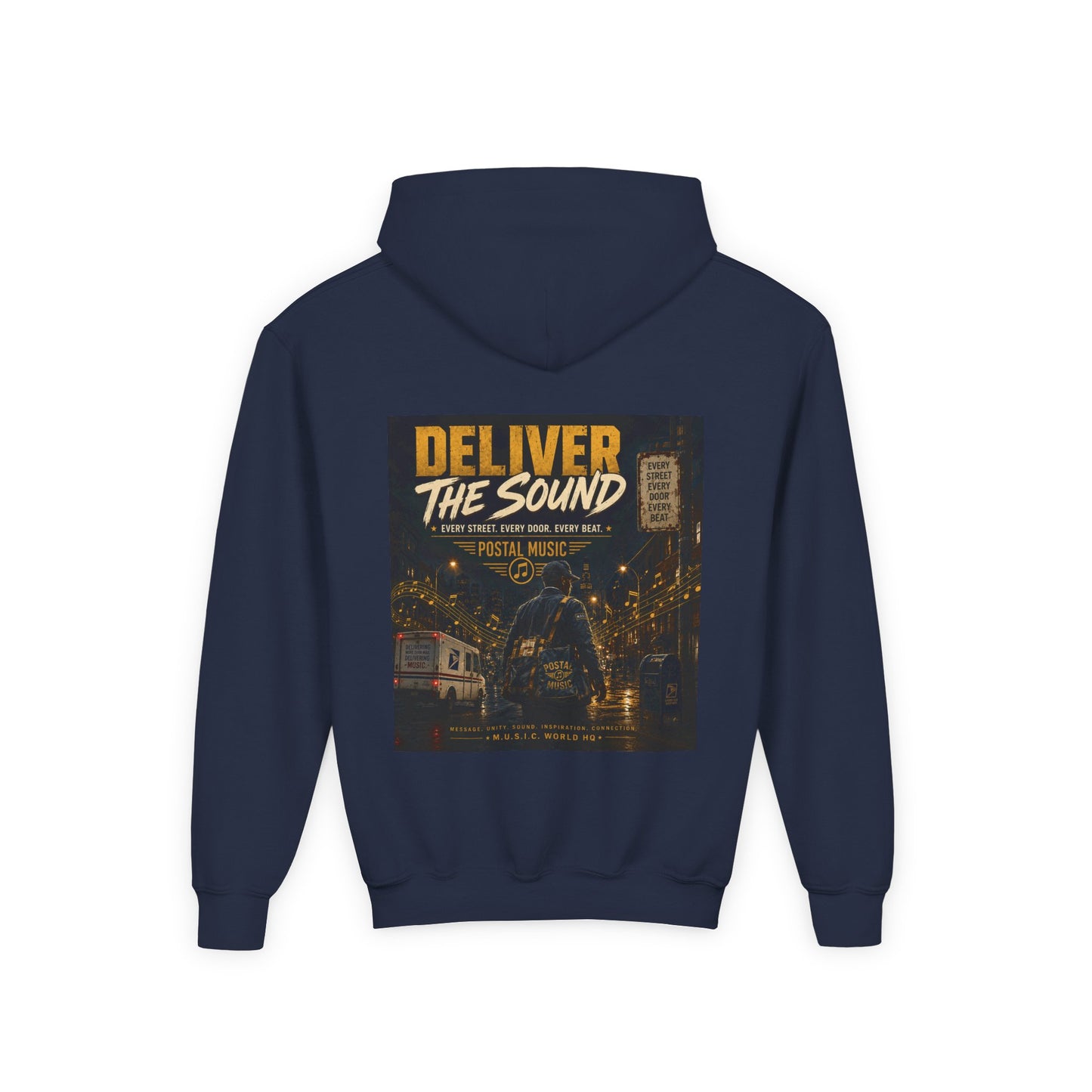 Postal Music — Deliver the Sound — Youth Hoodie