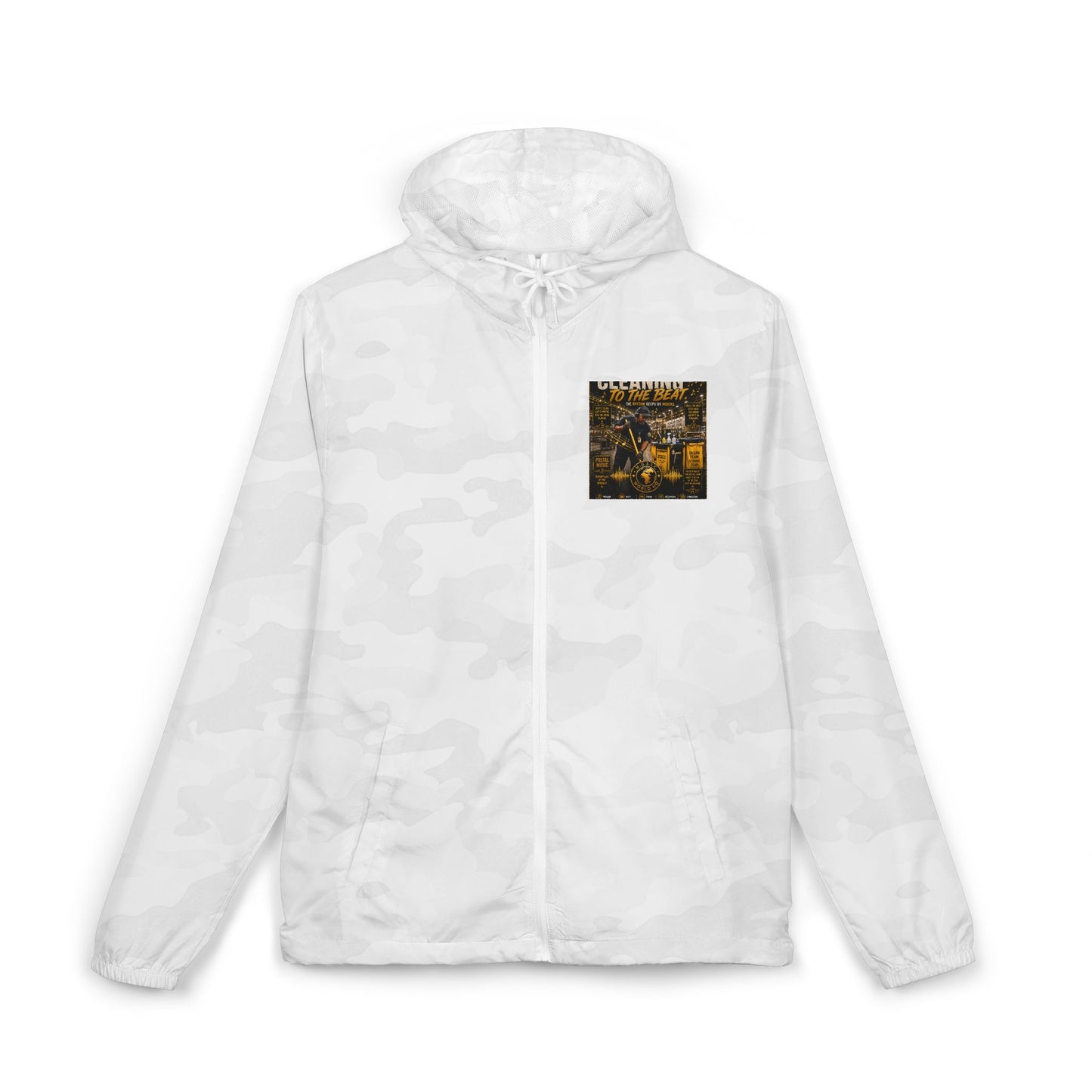 Cleaning to the Beat — Athletic Track Jacket