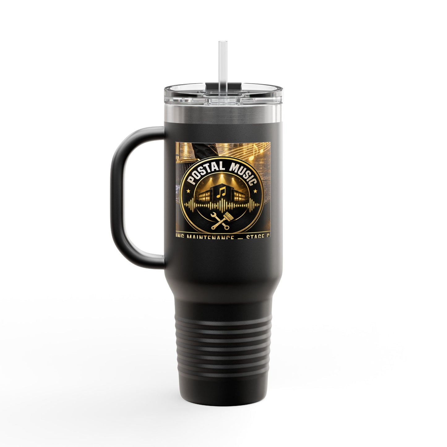 Postal Music - We Set the Stage - Insulated Travel Mug 40oz