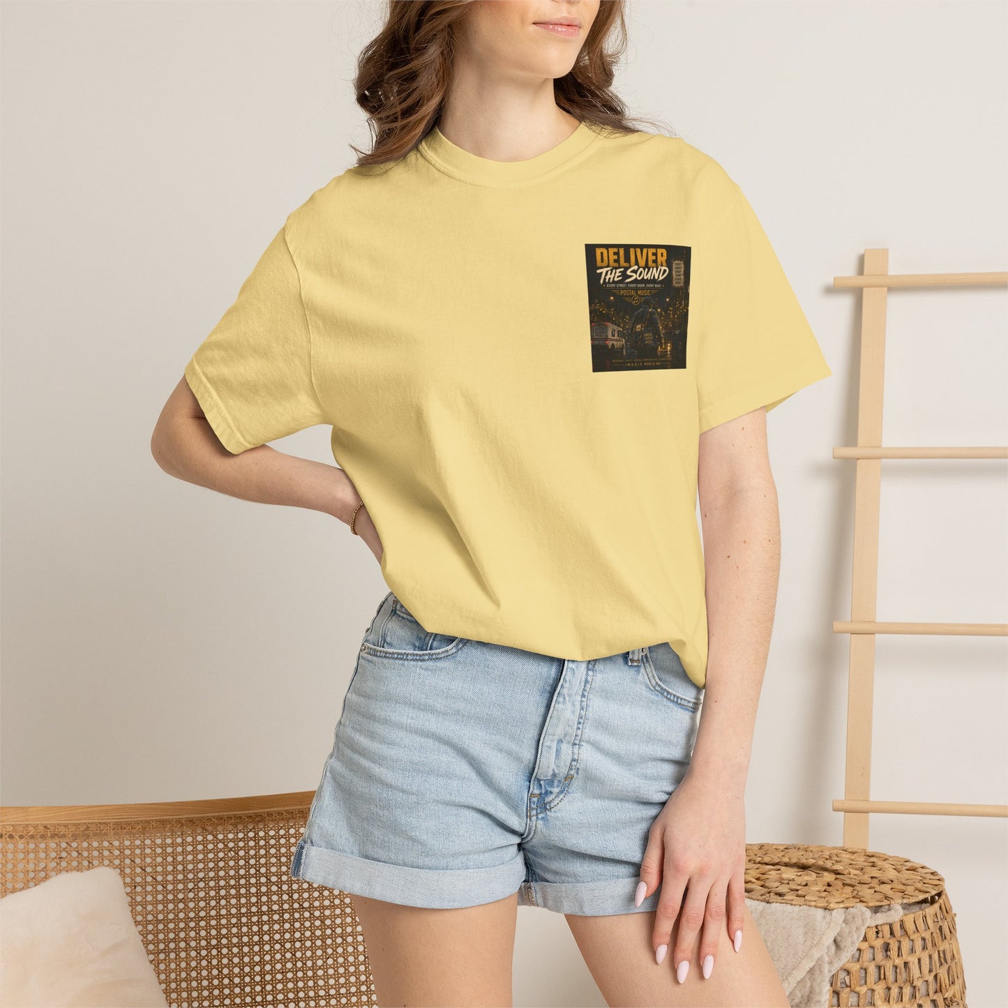 Postal Music — Deliver the Sound — Garment-Dyed T-Shirt