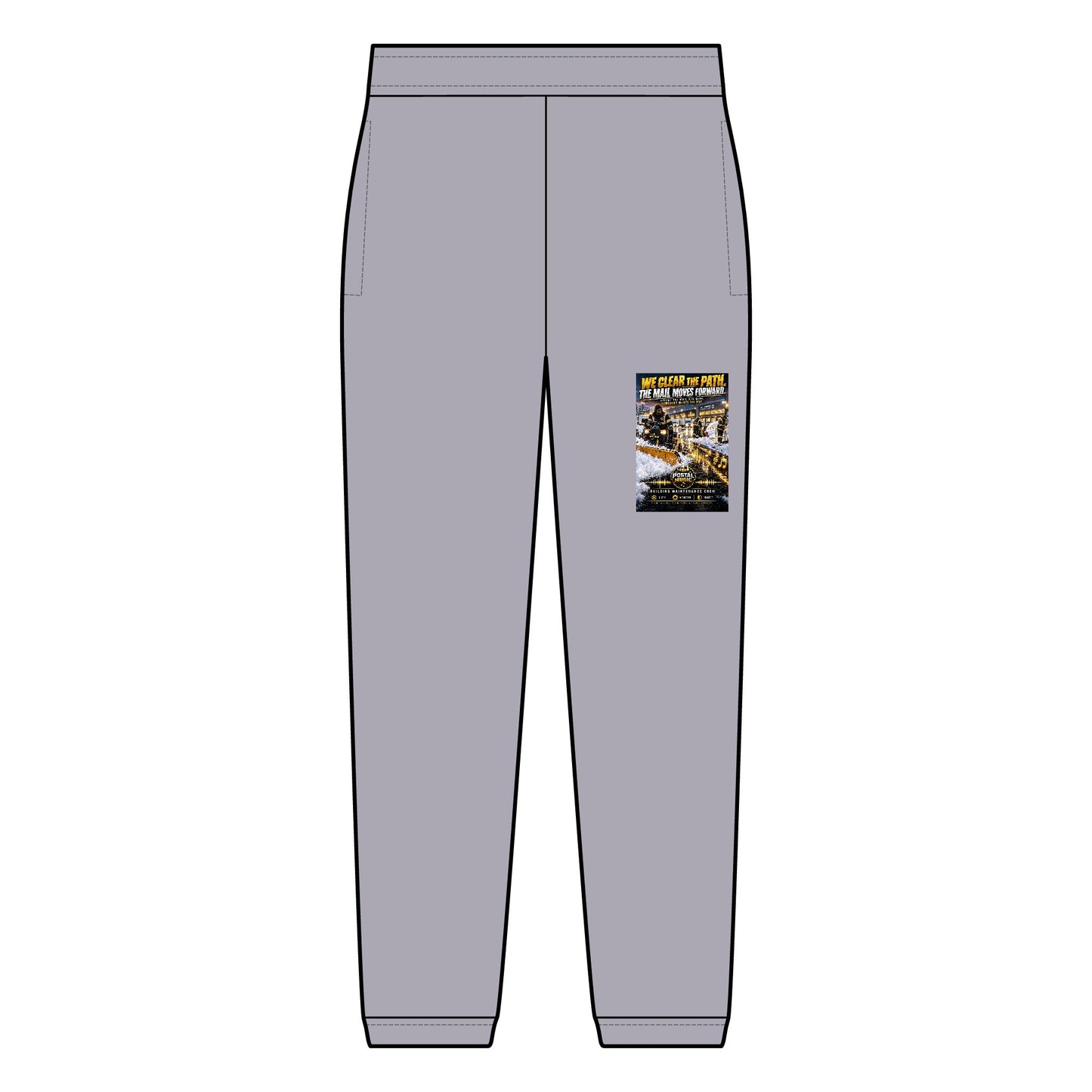 Postal Music - We Clear the Path - Men's Sponge Fleece Sweatpants