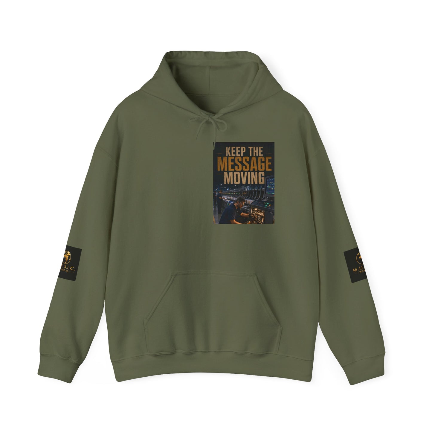 Postal Music — Keep the Message Moving — Core Pullover Hoodie