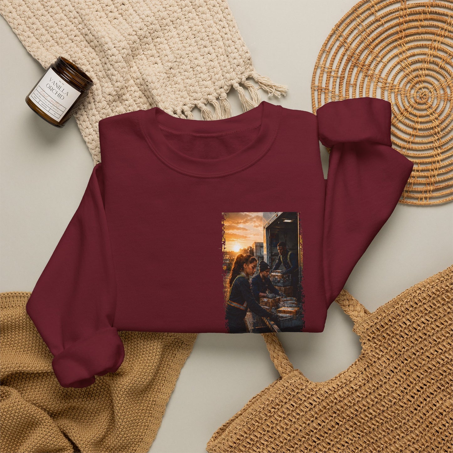 Postal Music — The Next Tour Core Crewneck Sweatshirt — Color Group 1 of 3