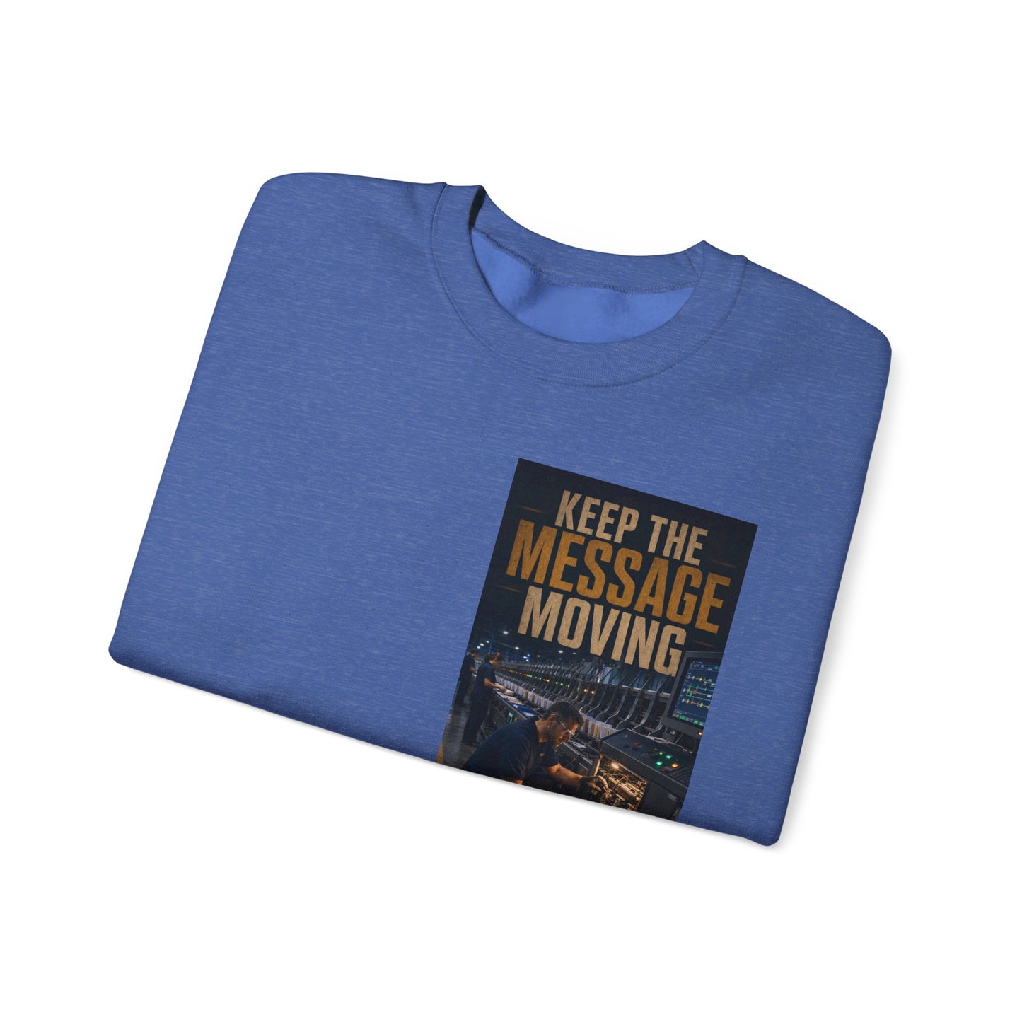 Postal Music — Keep the Message Moving — Core Crewneck Sweatshirt