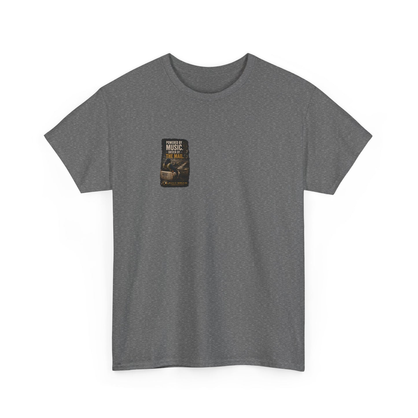 Postal Music - Powered by Music Premium T-Shirt - Colorways E