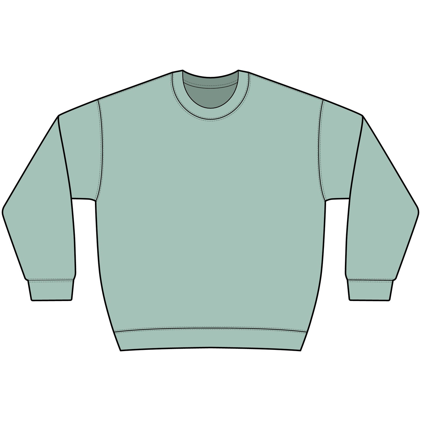 Postal Music - We Set the Stage - Heavyweight Crewneck Sweatshirt