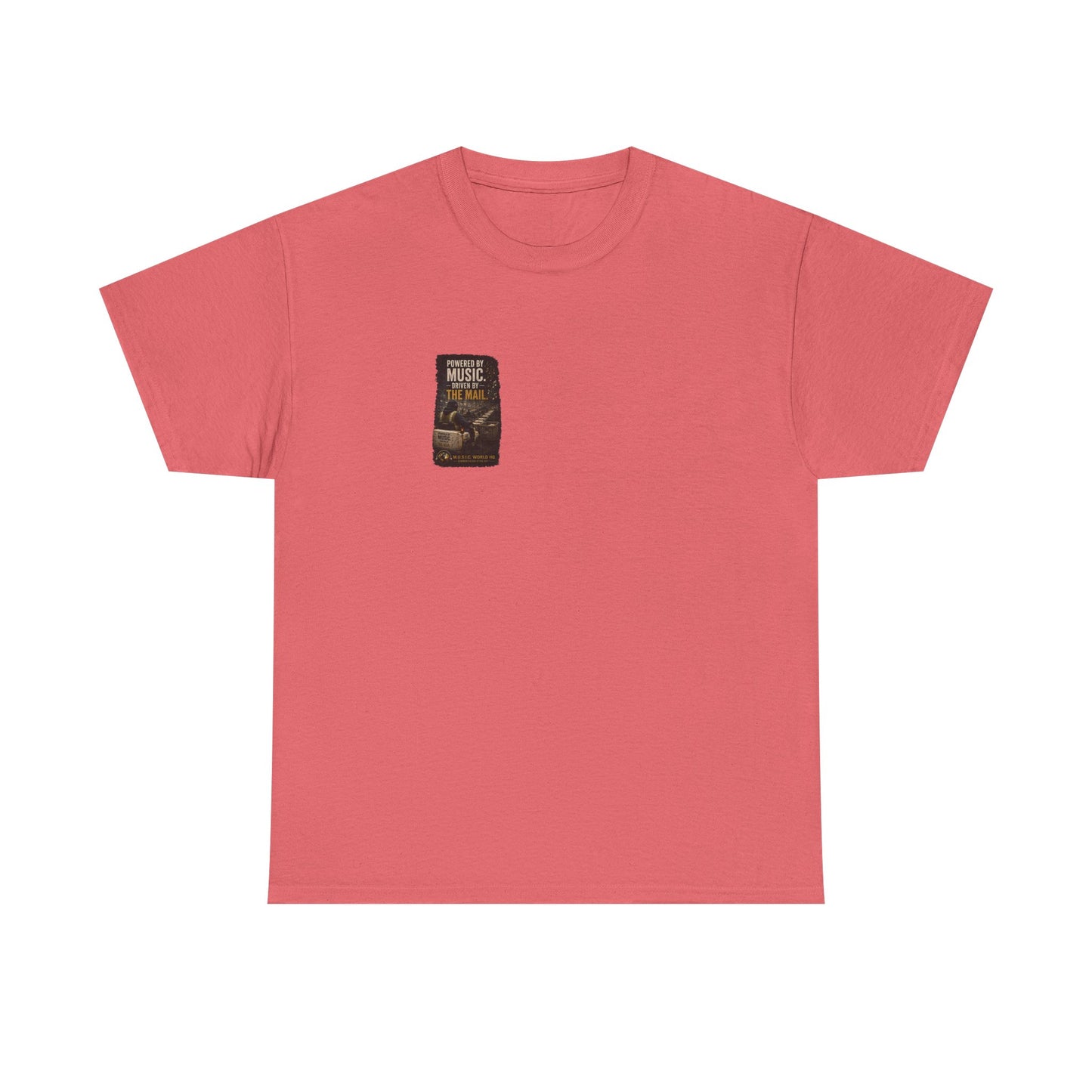 Postal Music - Powered by Music Premium T-Shirt - Colorways B
