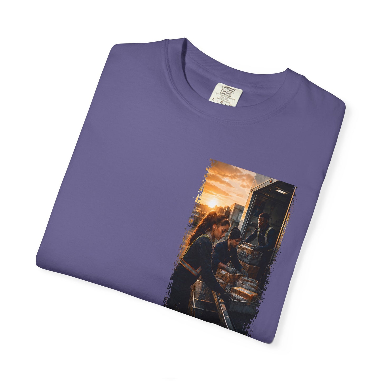 Postal Music — The Next Tour Garment-Dyed T-Shirt — Color Group 2 of 4