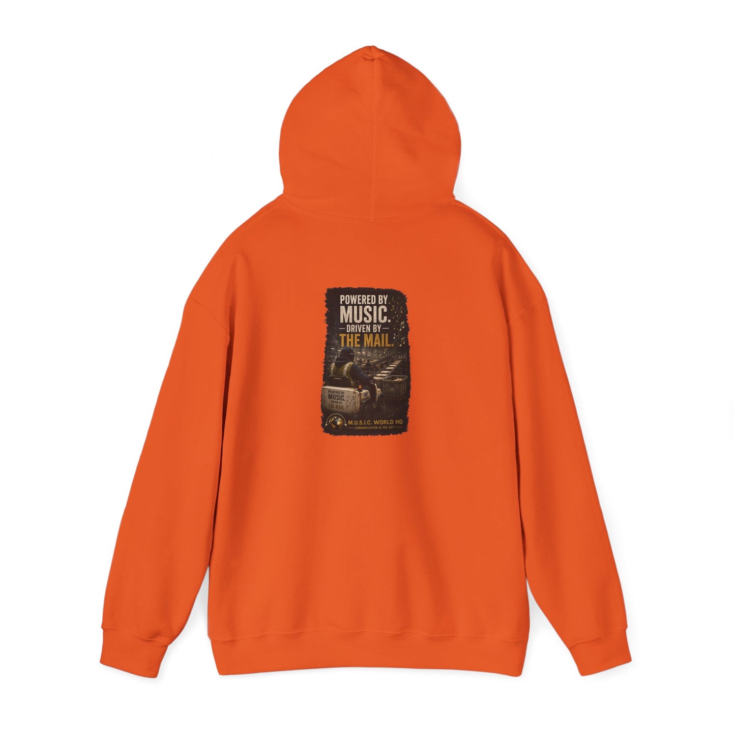 Postal Music - Powered by Music Hoodie - Colorways C
