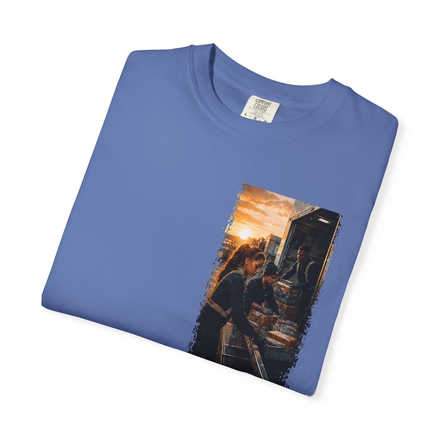 Postal Music — The Next Tour Garment-Dyed T-Shirt — Color Group 3 of 4