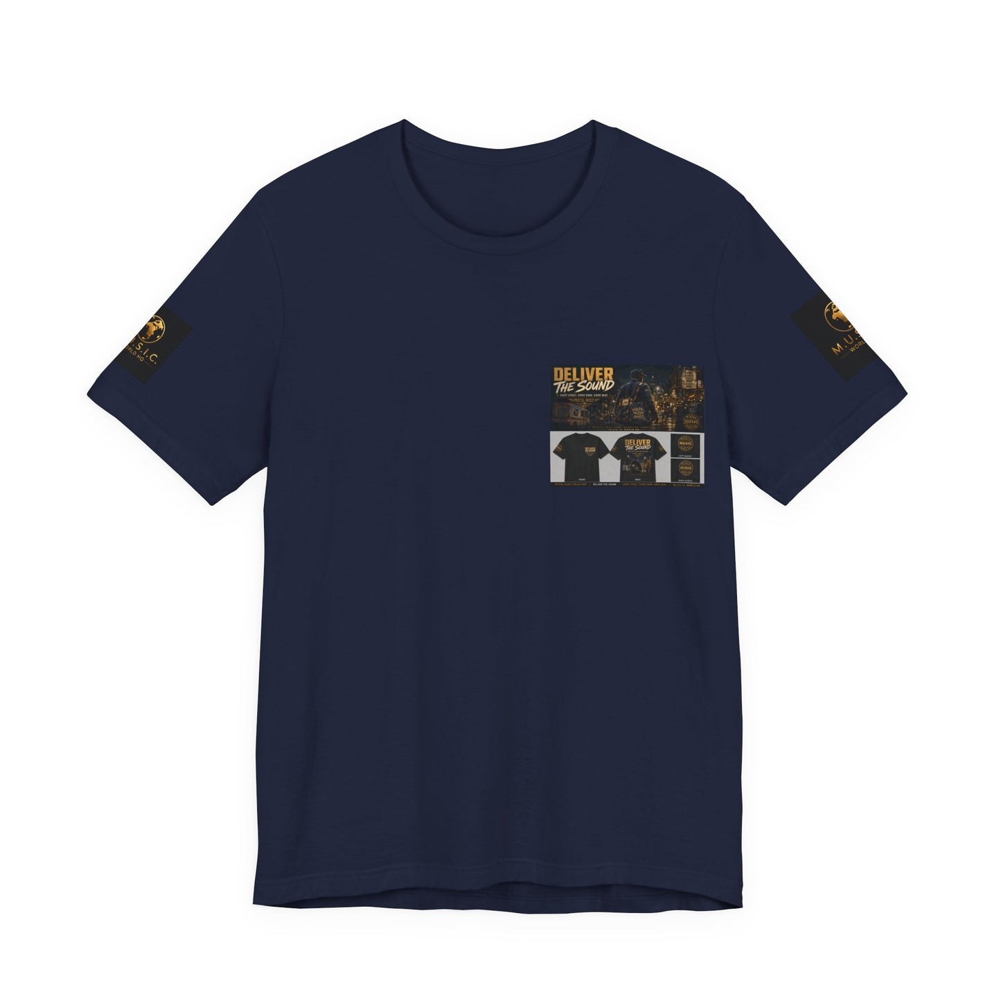 Postal Music — Deliver the Sound — Premium Unisex T-Shirt