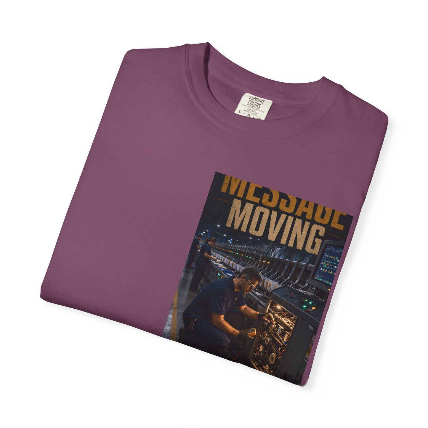 Postal Music — Keep the Message Moving — Garment-Dyed T-Shirt