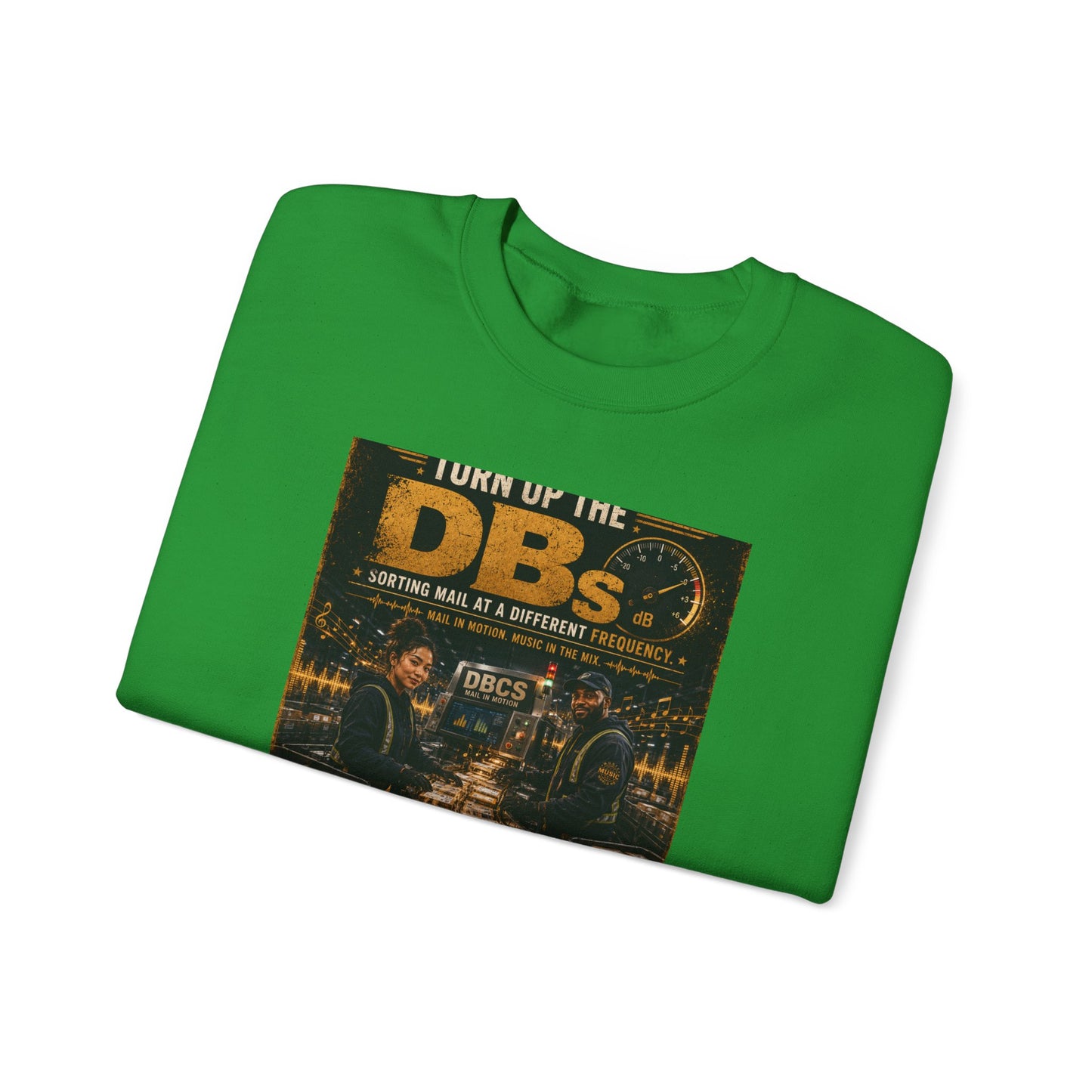 Turn Up the DBs — Men's Crewneck Sweatshirt (Jogger Set Top)