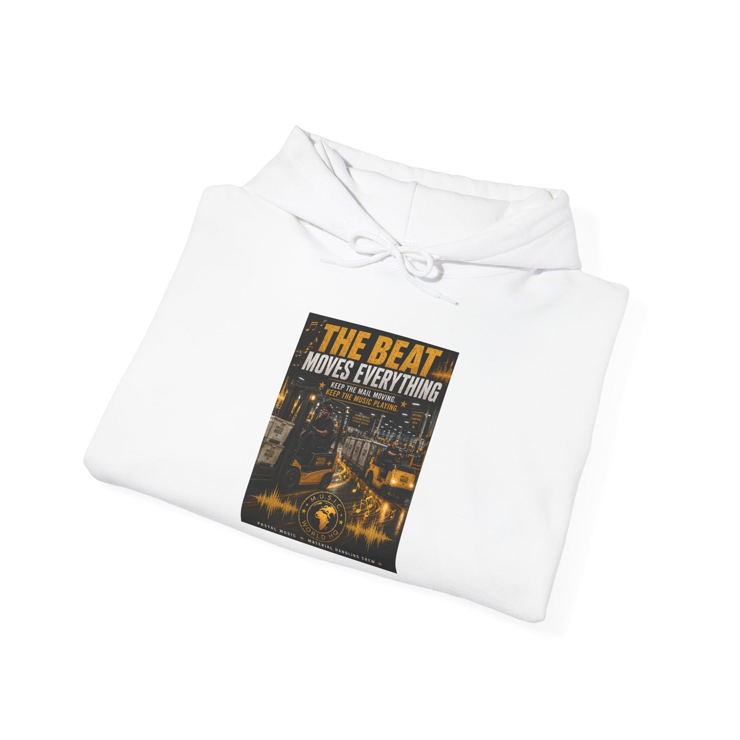 The Beat Moves Everything — Men's Hoodie | Postal Music
