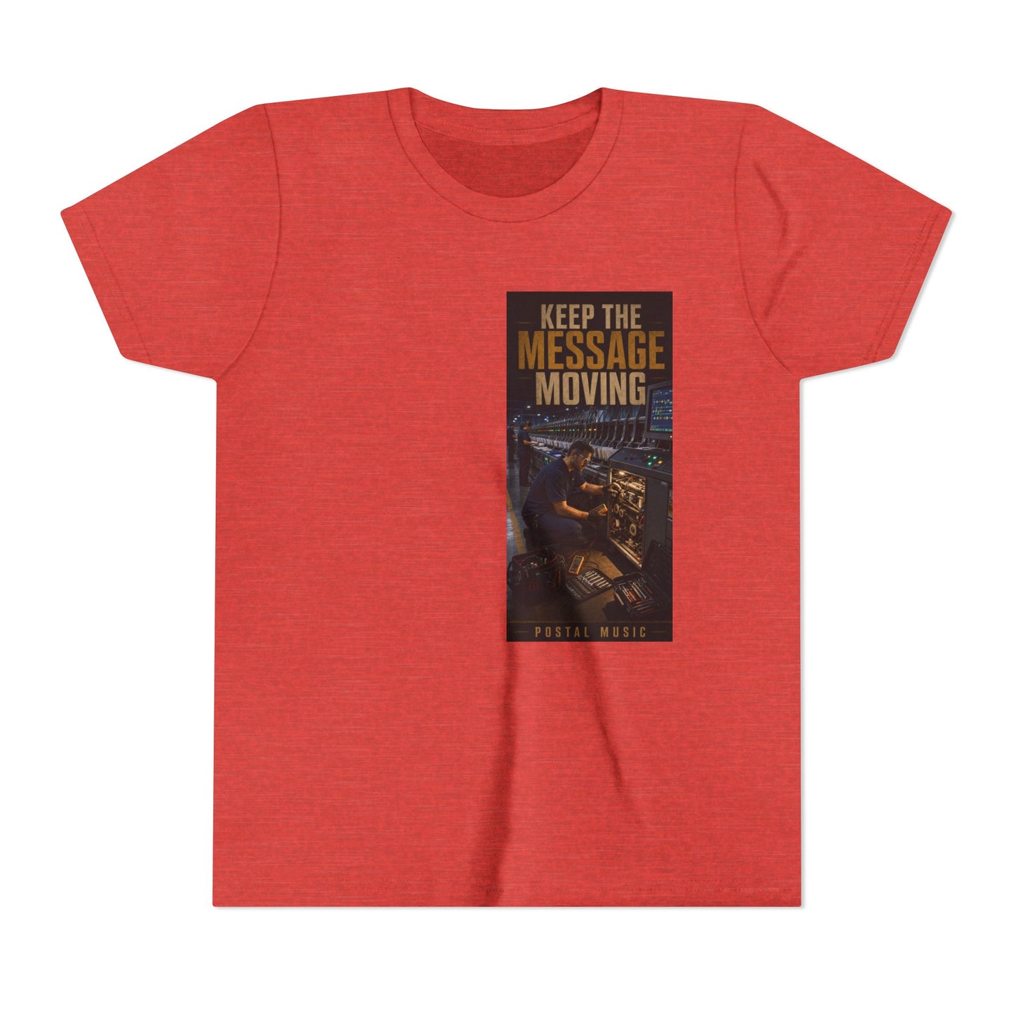 Postal Music — Keep the Message Moving — Youth T-Shirt