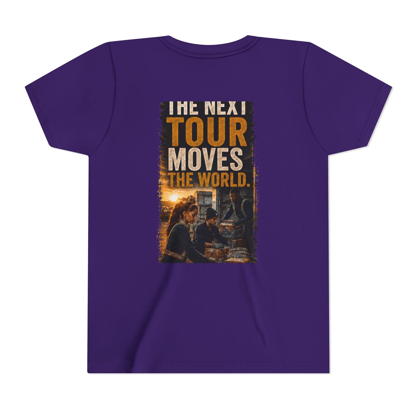 Postal Music — The Next Tour Youth T-Shirt — Color Group 1 of 2