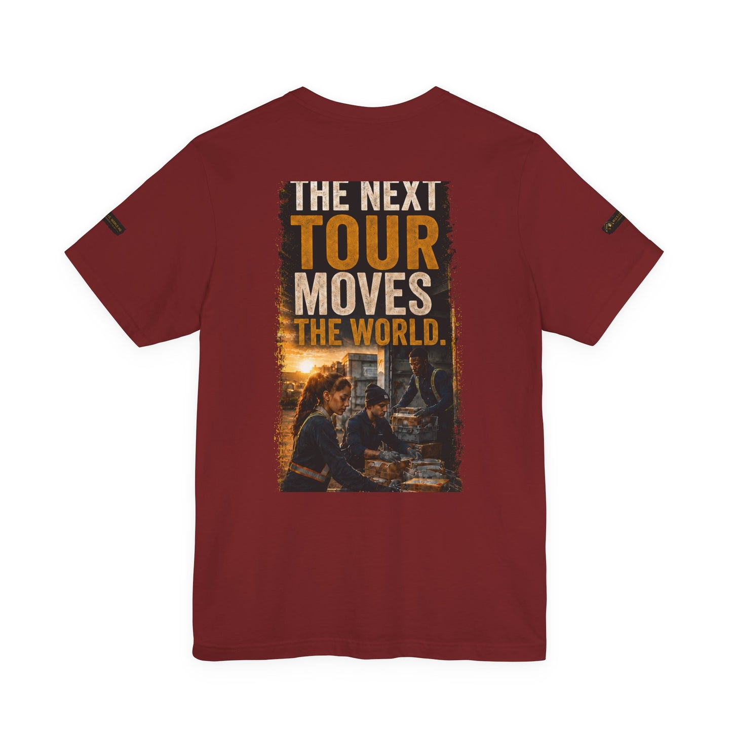 Postal Music — The Next Tour Premium Unisex T-Shirt — Color Group 2 of 11