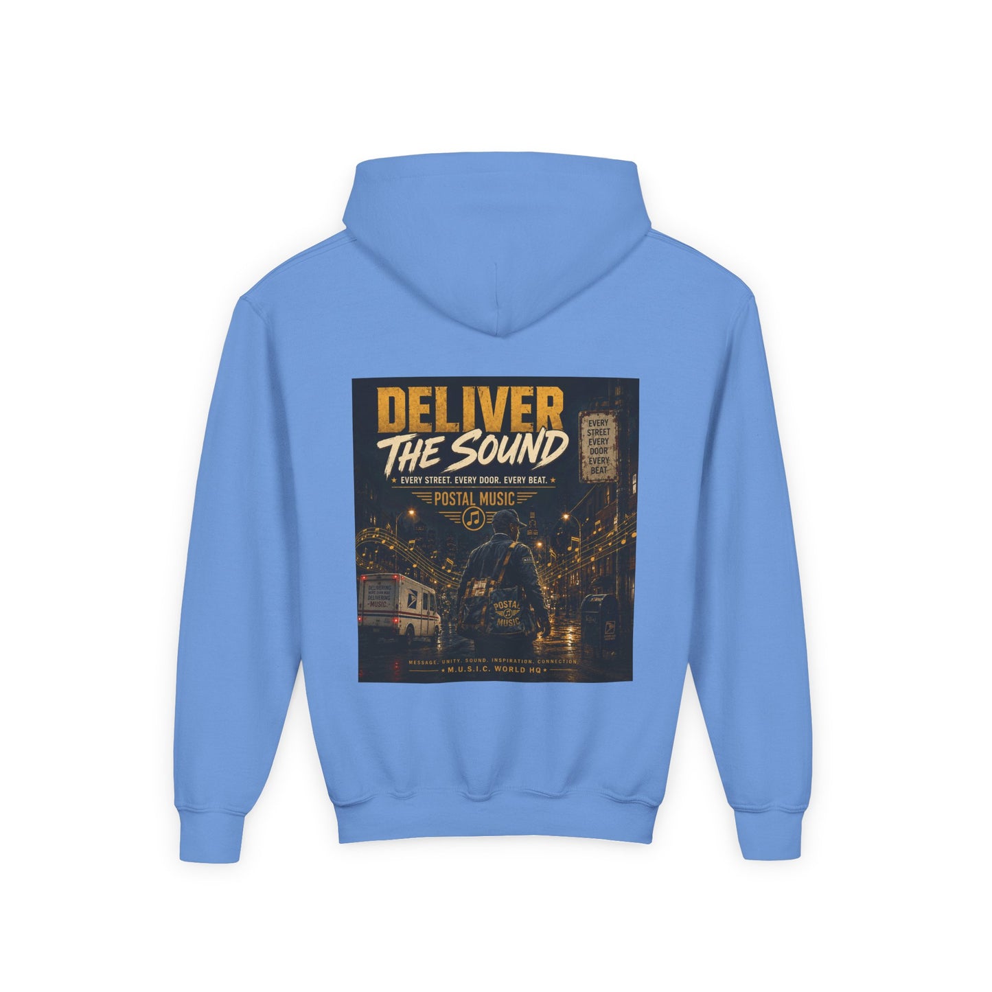 Postal Music — Deliver the Sound — Youth Hoodie
