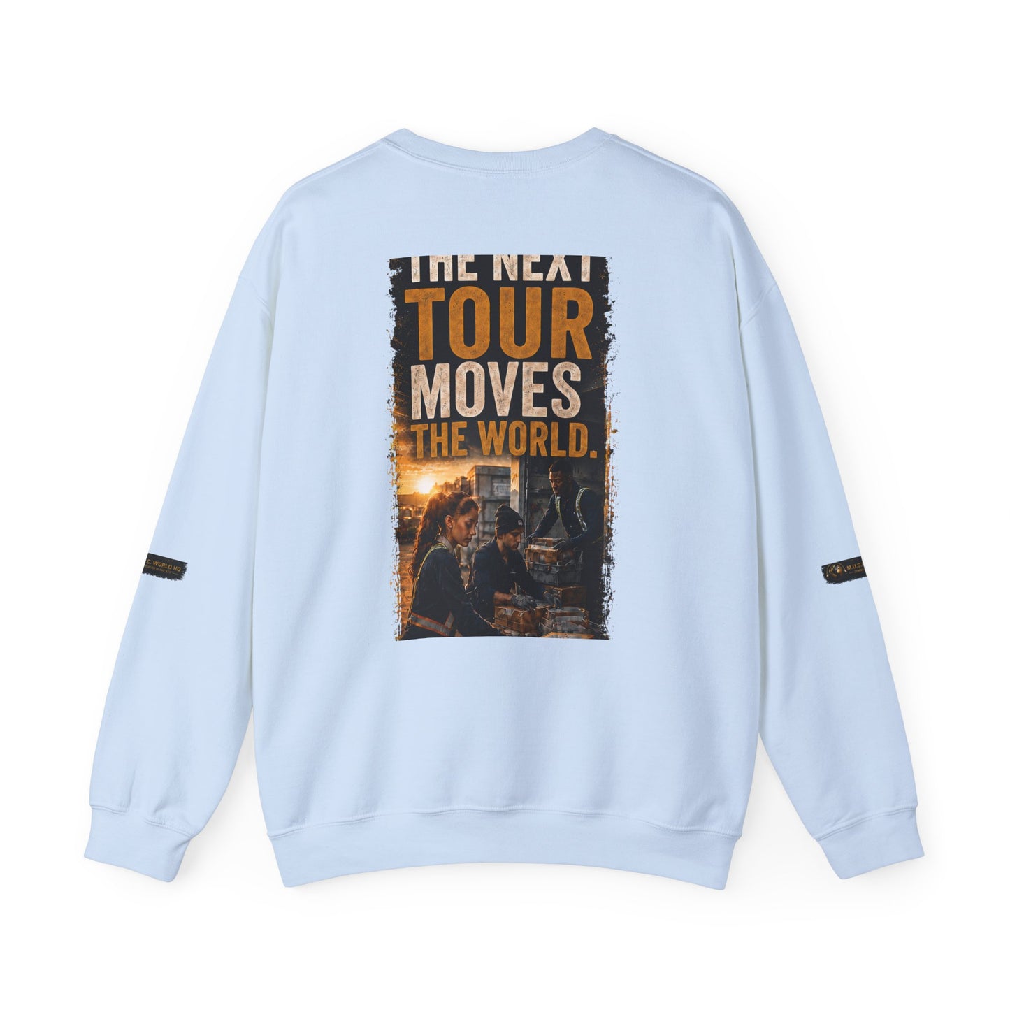 Postal Music — The Next Tour Core Crewneck Sweatshirt — Color Group 2 of 3