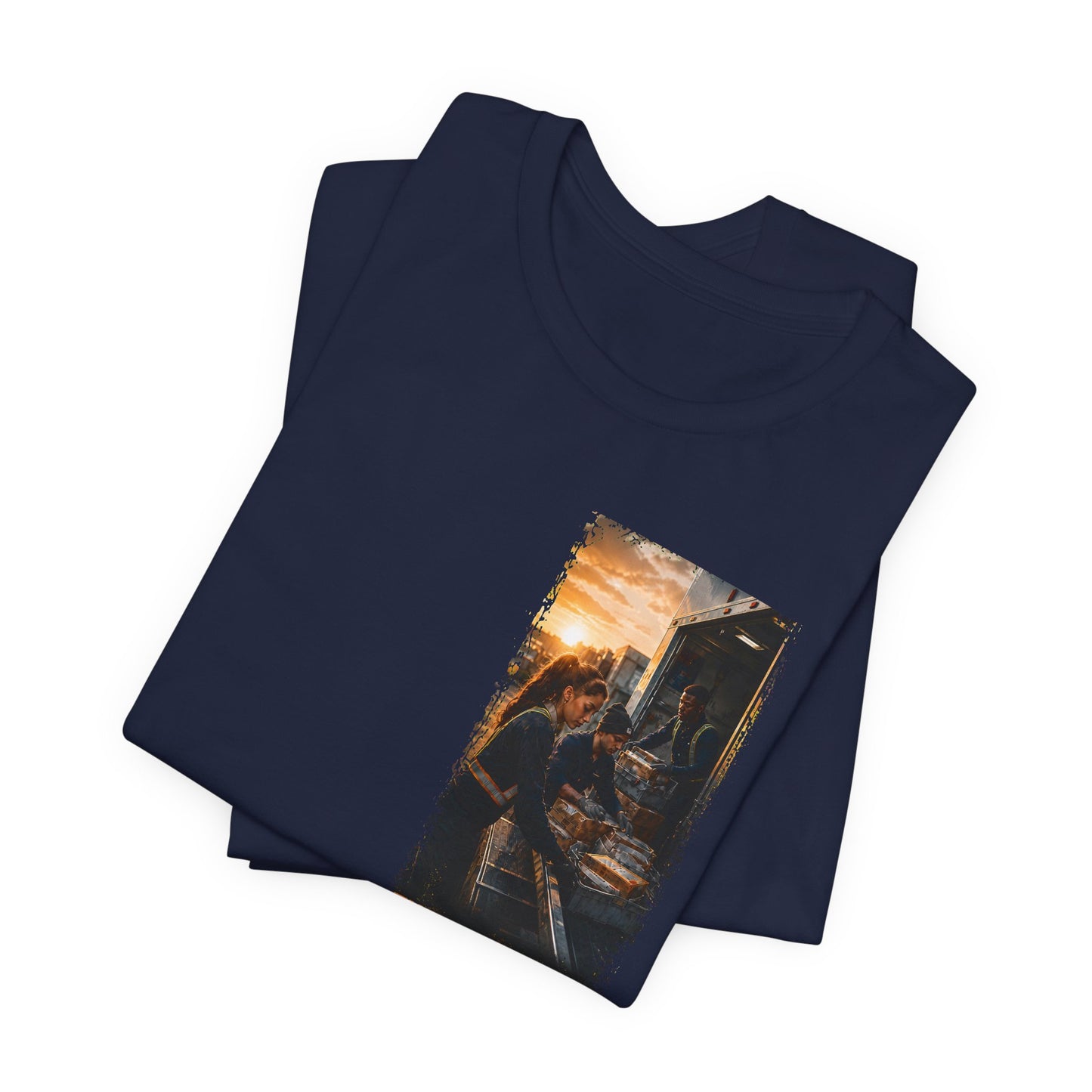 Postal Music — The Next Tour Premium Unisex T-Shirt — Color Group 8 of 11