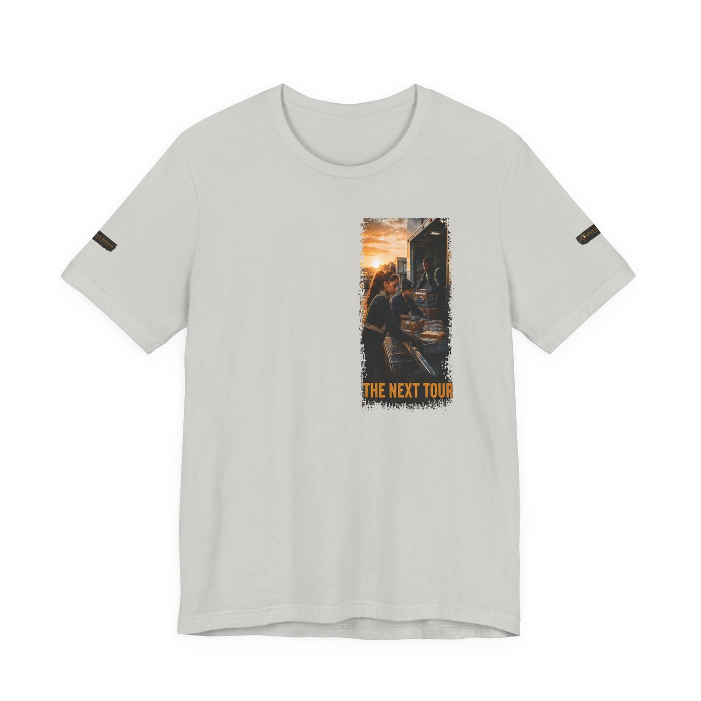 Postal Music — The Next Tour Premium Unisex T-Shirt — Color Group 9 of 11