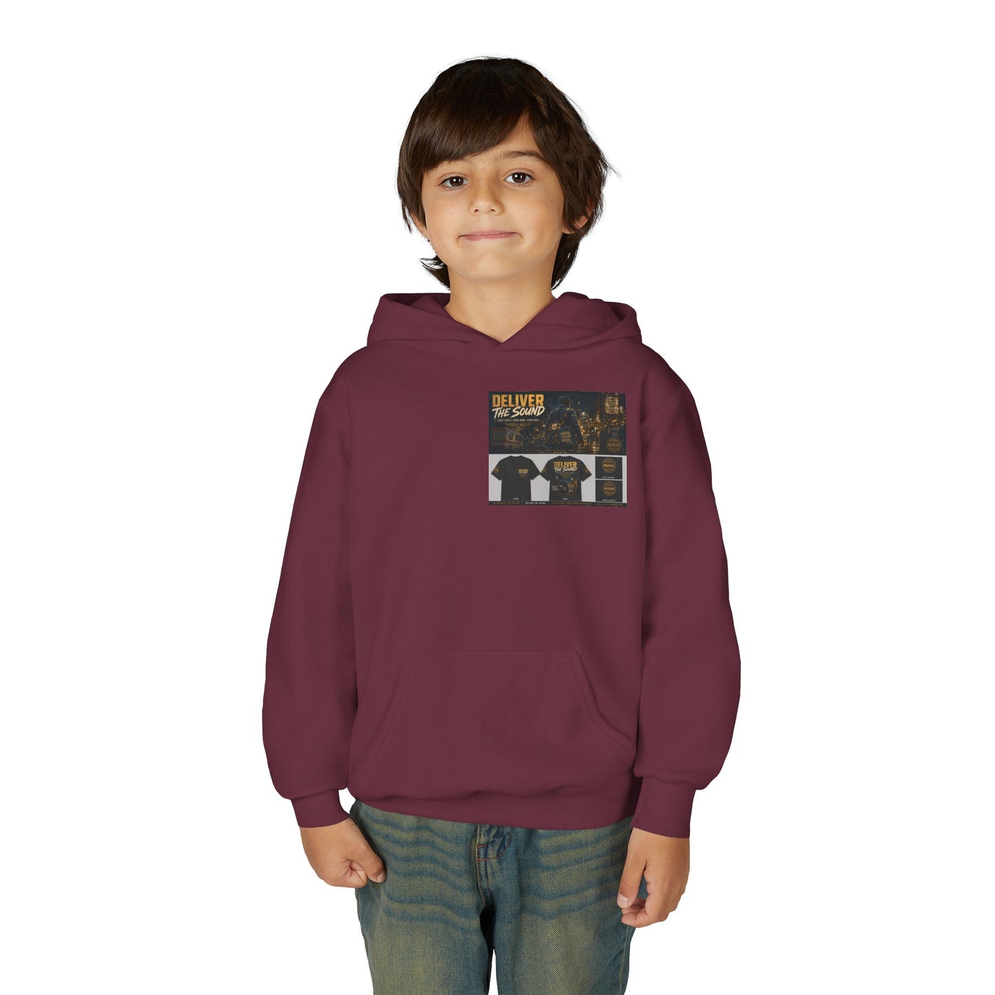 Postal Music — Deliver the Sound — Youth Hoodie