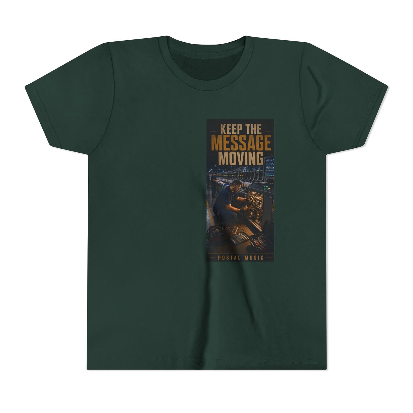 Postal Music — Keep the Message Moving — Youth T-Shirt