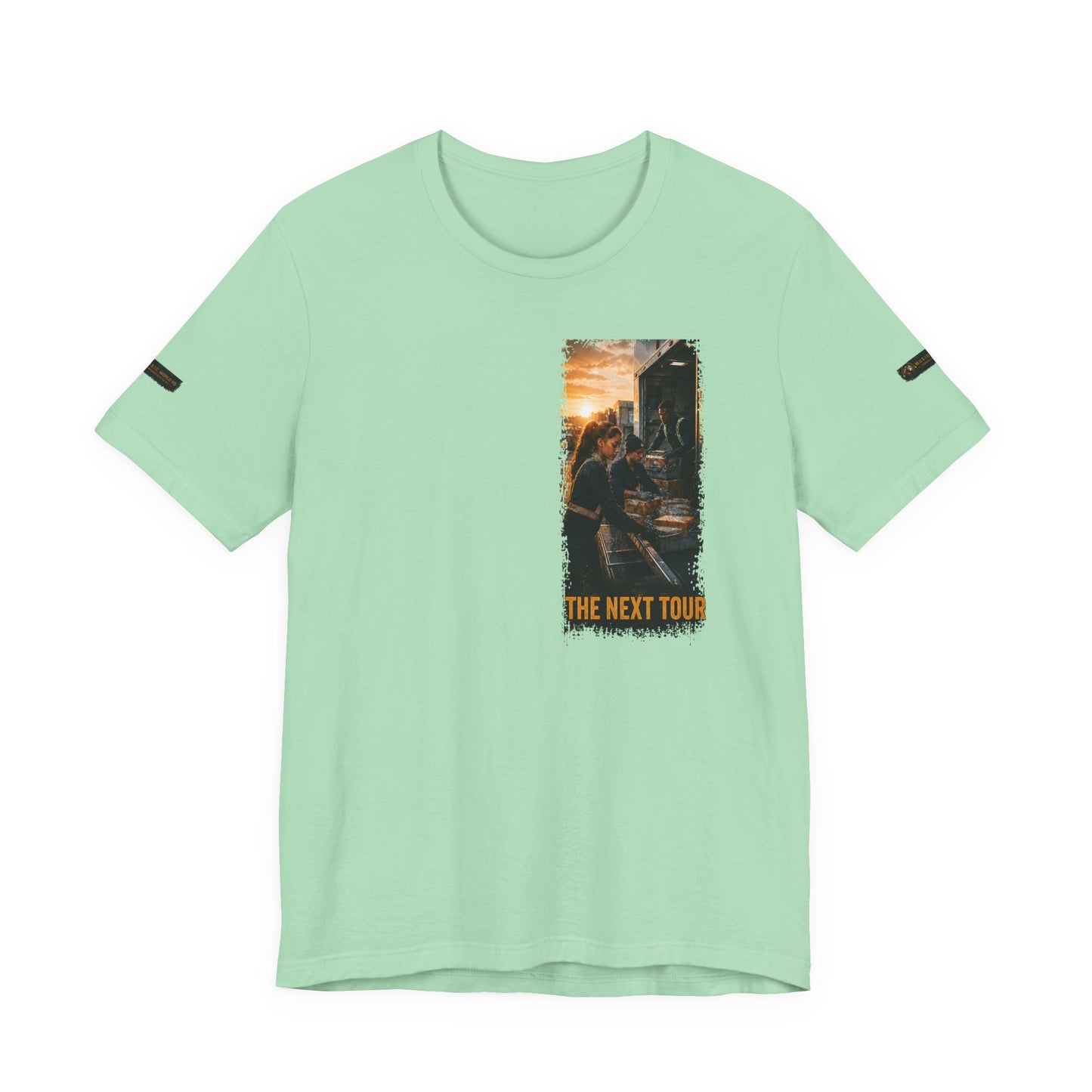 Postal Music — The Next Tour Premium Unisex T-Shirt — Color Group 8 of 11