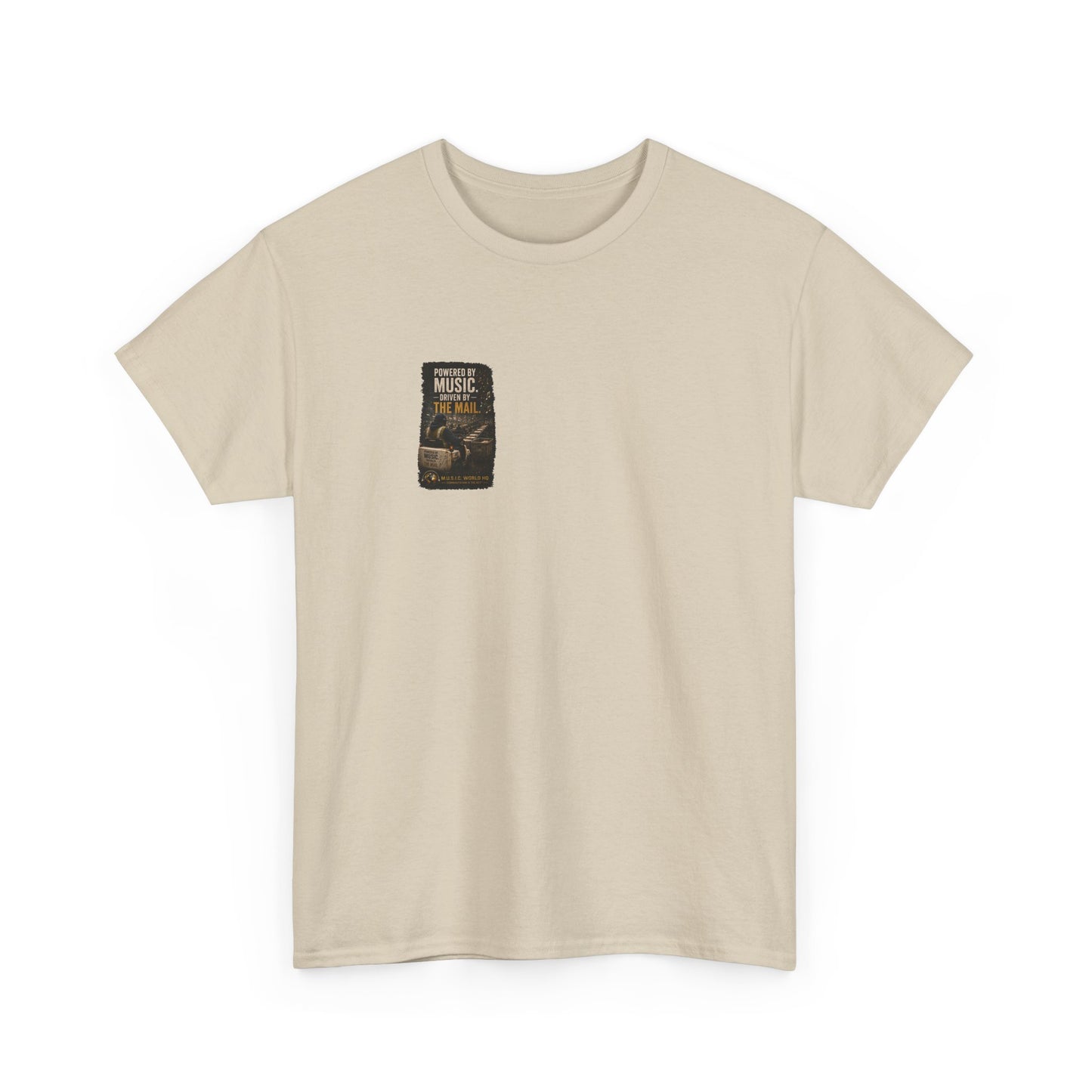 Postal Music - Powered by Music Premium T-Shirt - Colorways E