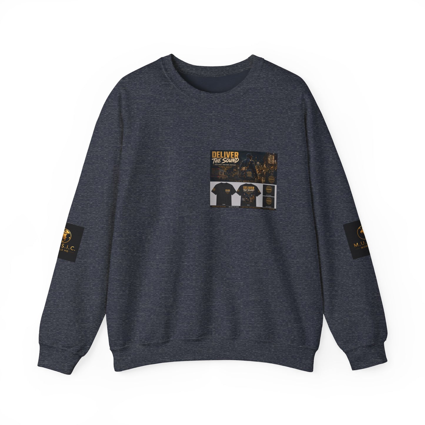 Postal Music — Deliver the Sound — Core Crewneck Sweatshirt