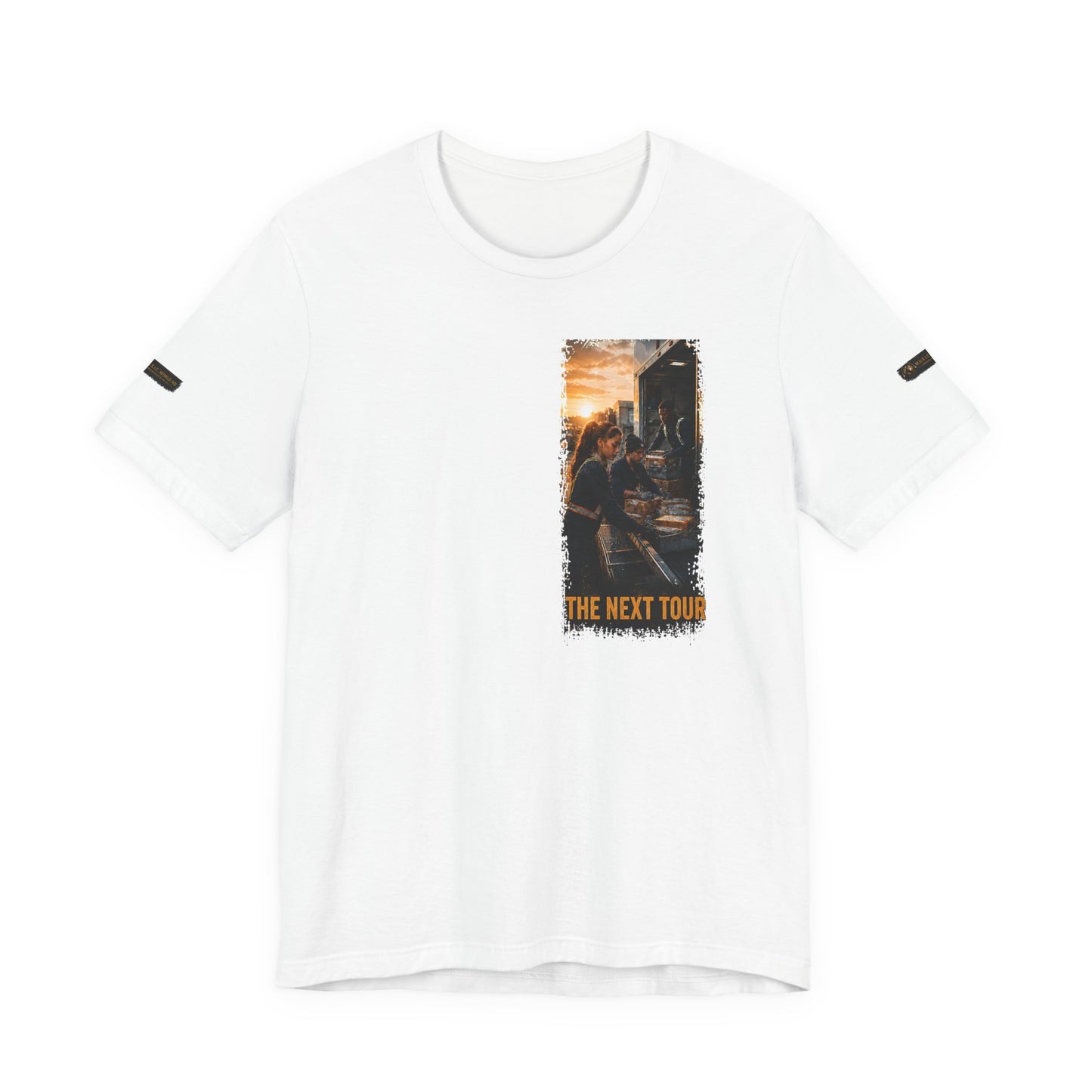 Postal Music — The Next Tour Premium Unisex T-Shirt — Color Group 11 of 11