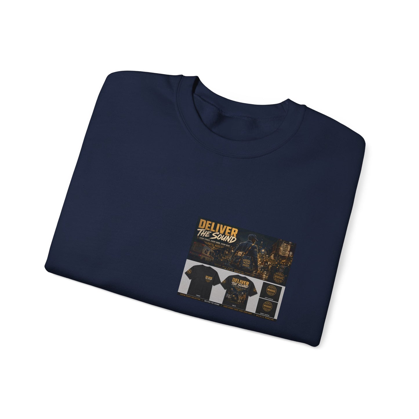 Postal Music — Deliver the Sound — Core Crewneck Sweatshirt