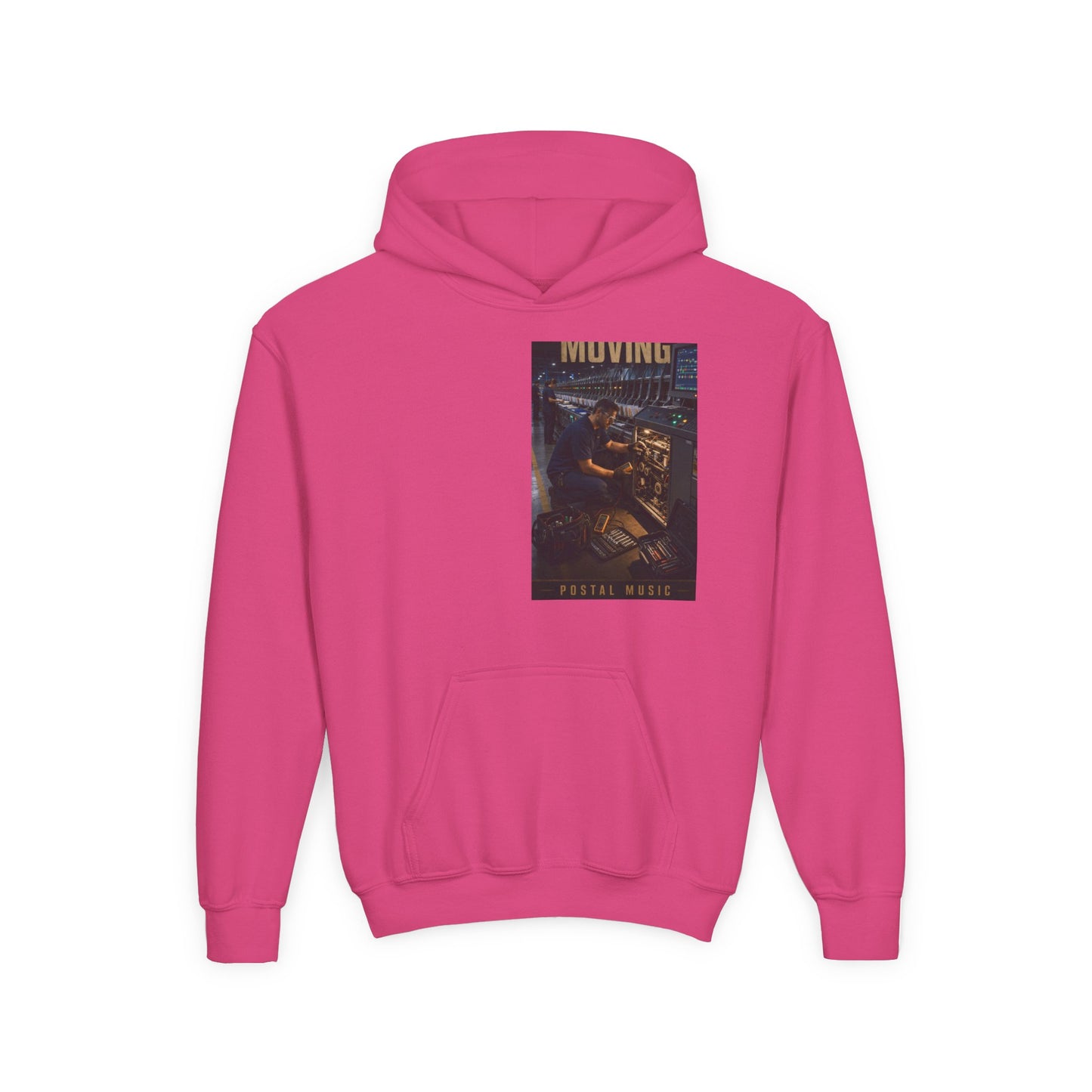 Postal Music — Keep the Message Moving — Youth Hoodie