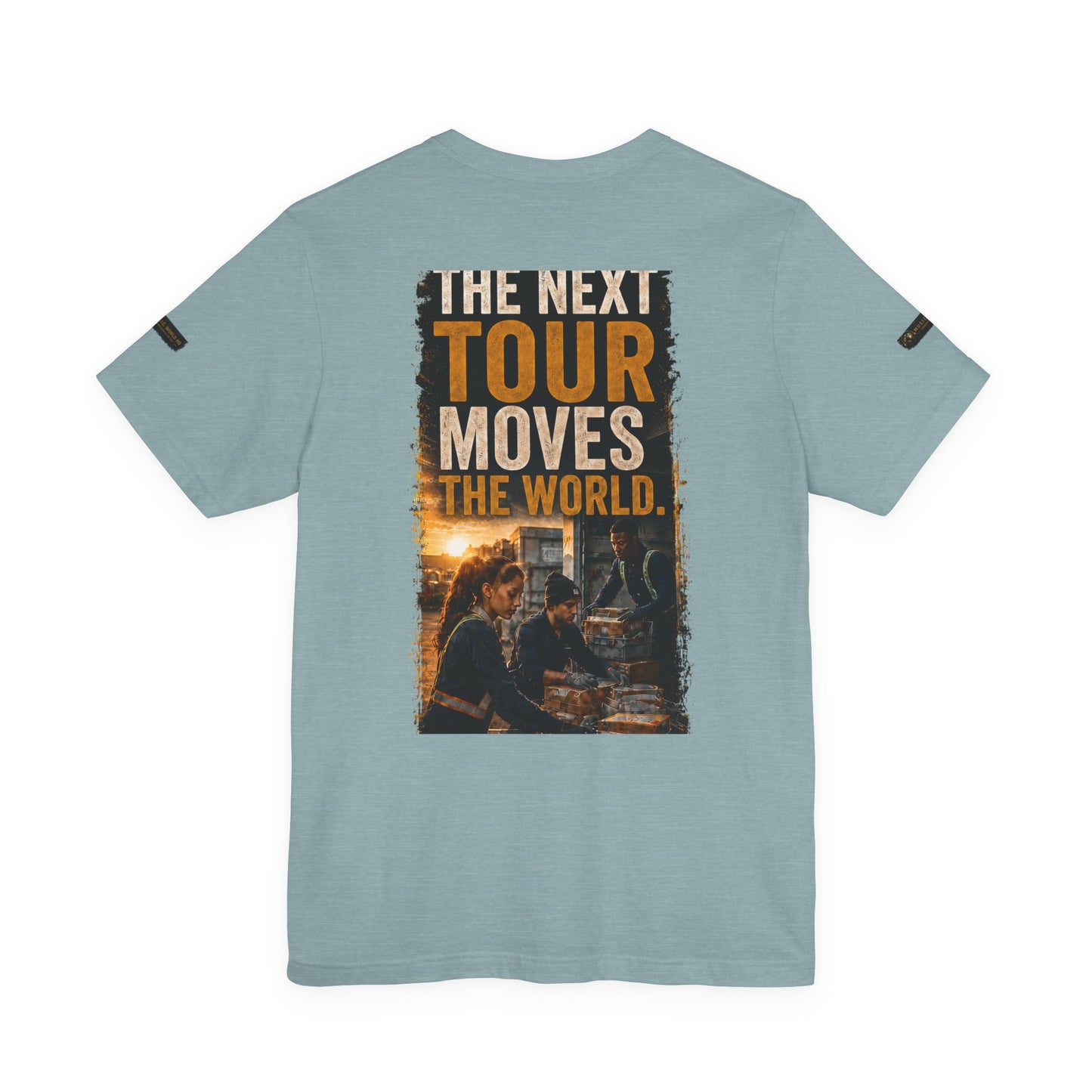 Postal Music — The Next Tour Premium Unisex T-Shirt — Color Group 3 of 11