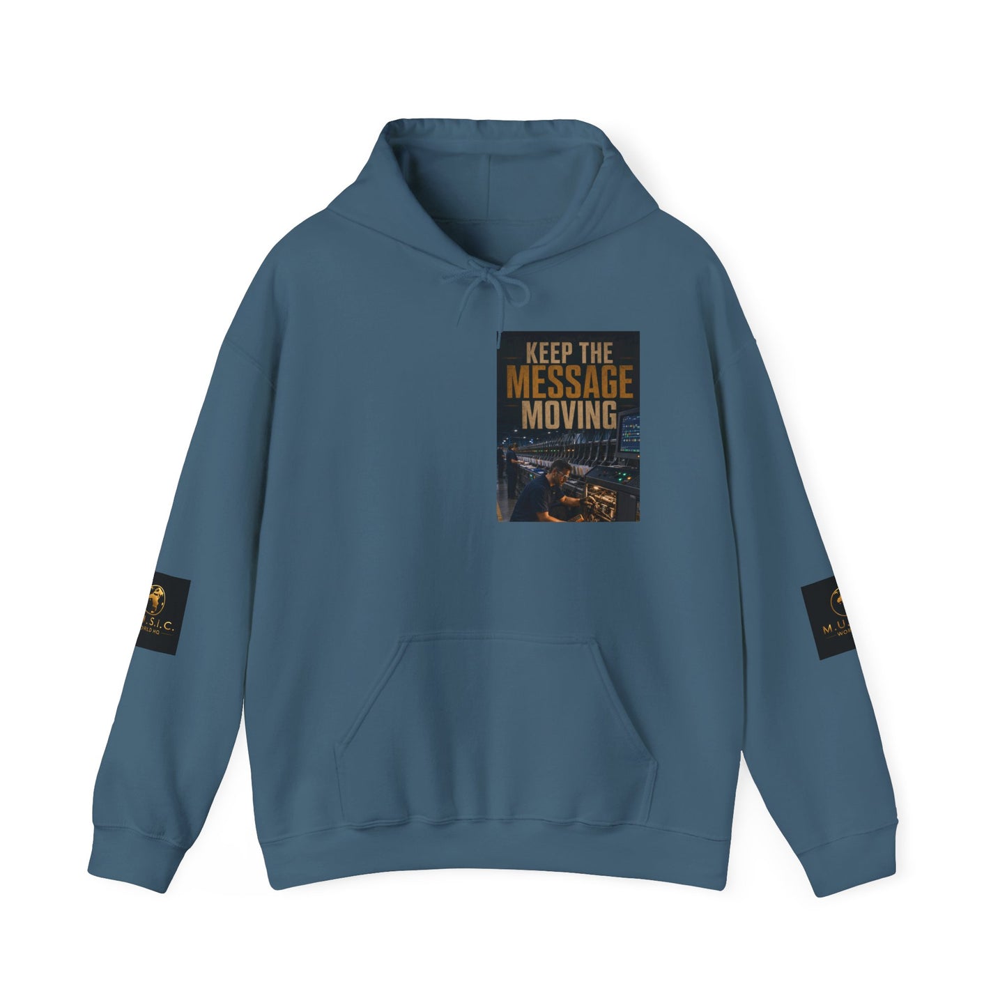 Postal Music — Keep the Message Moving — Core Pullover Hoodie