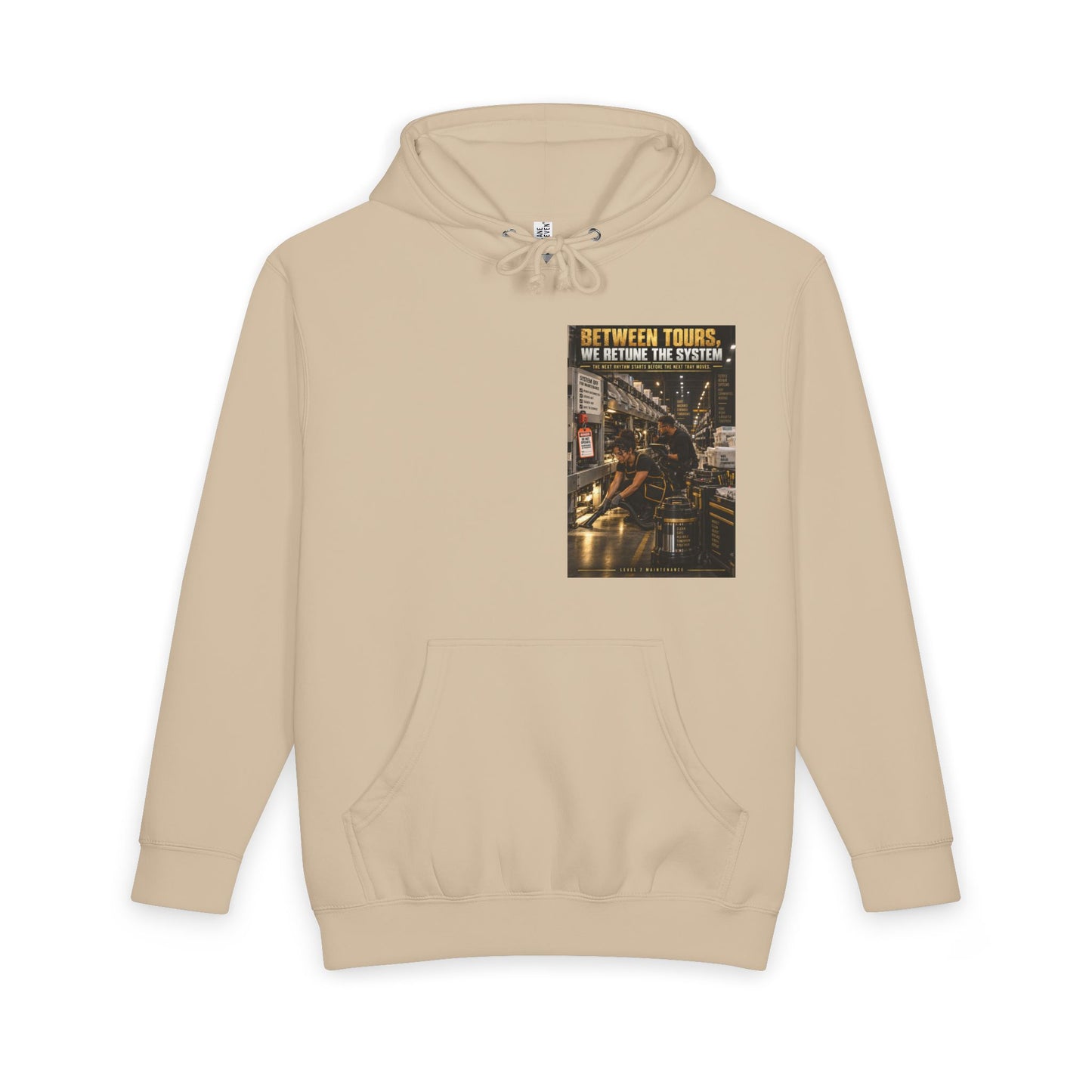 Postal Music - Between Tours, We Retune the System - Heavyweight Pullover Hoodie