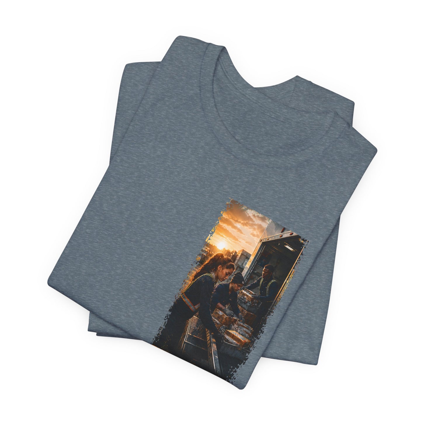 Postal Music — The Next Tour Premium Unisex T-Shirt — Color Group 7 of 11