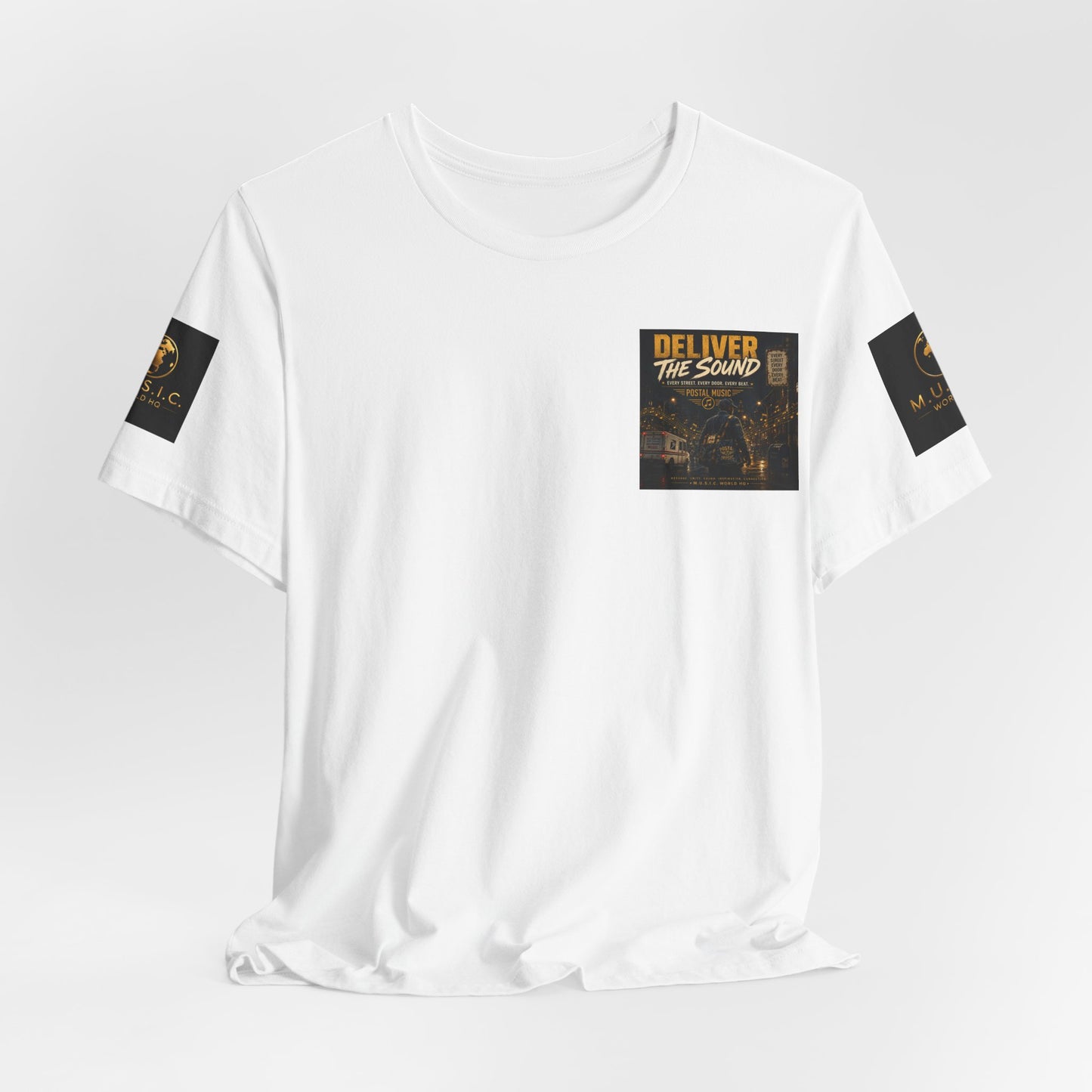 Postal Music — Deliver the Sound — Premium Unisex T-Shirt