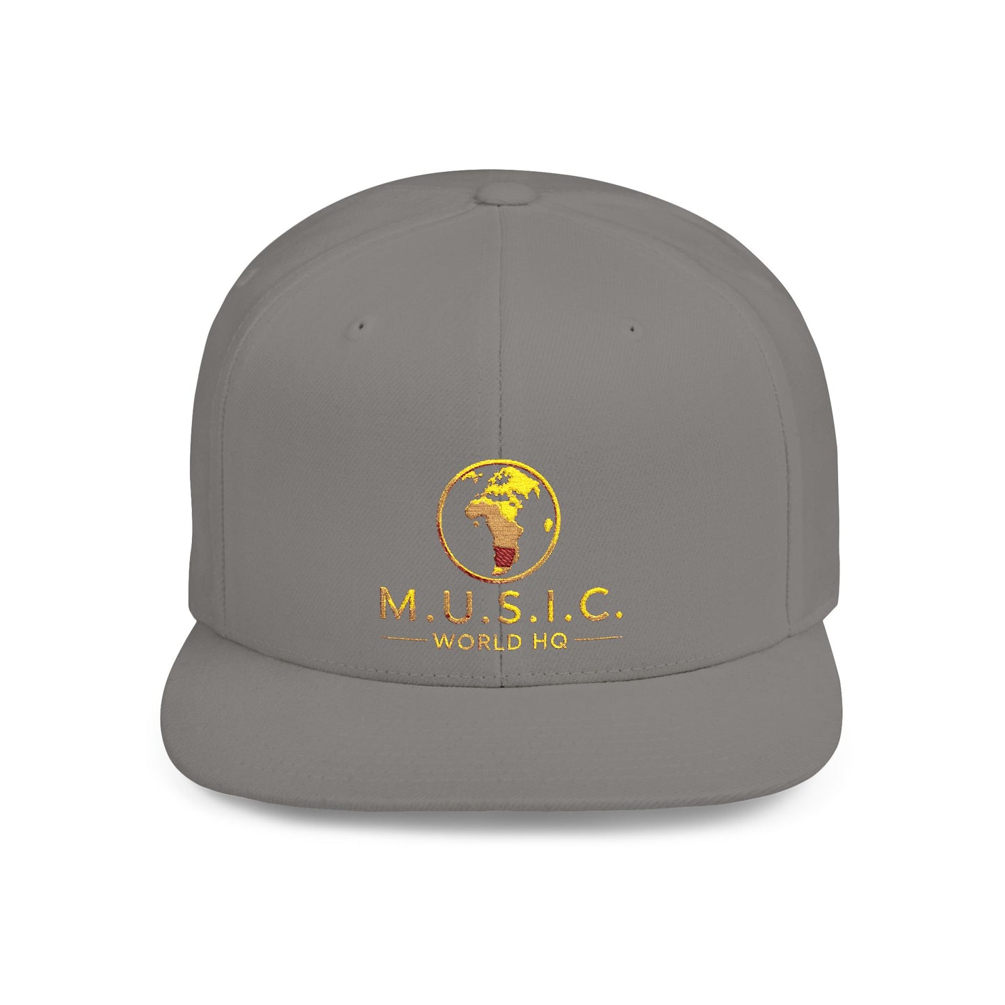 M.U.S.I.C. World HQ Heritage Premium Flat-Bill Snapback