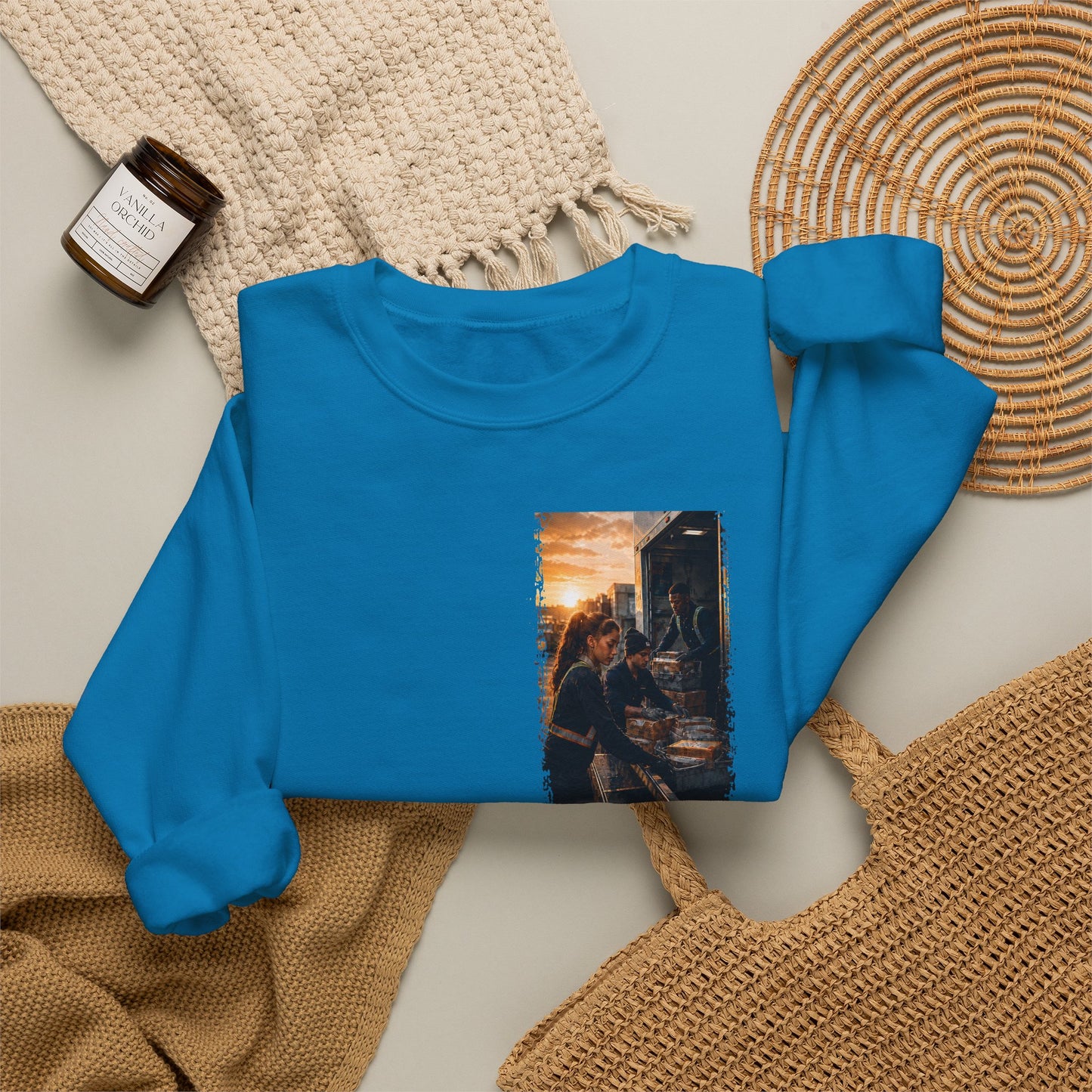 Postal Music — The Next Tour Core Crewneck Sweatshirt — Color Group 3 of 3