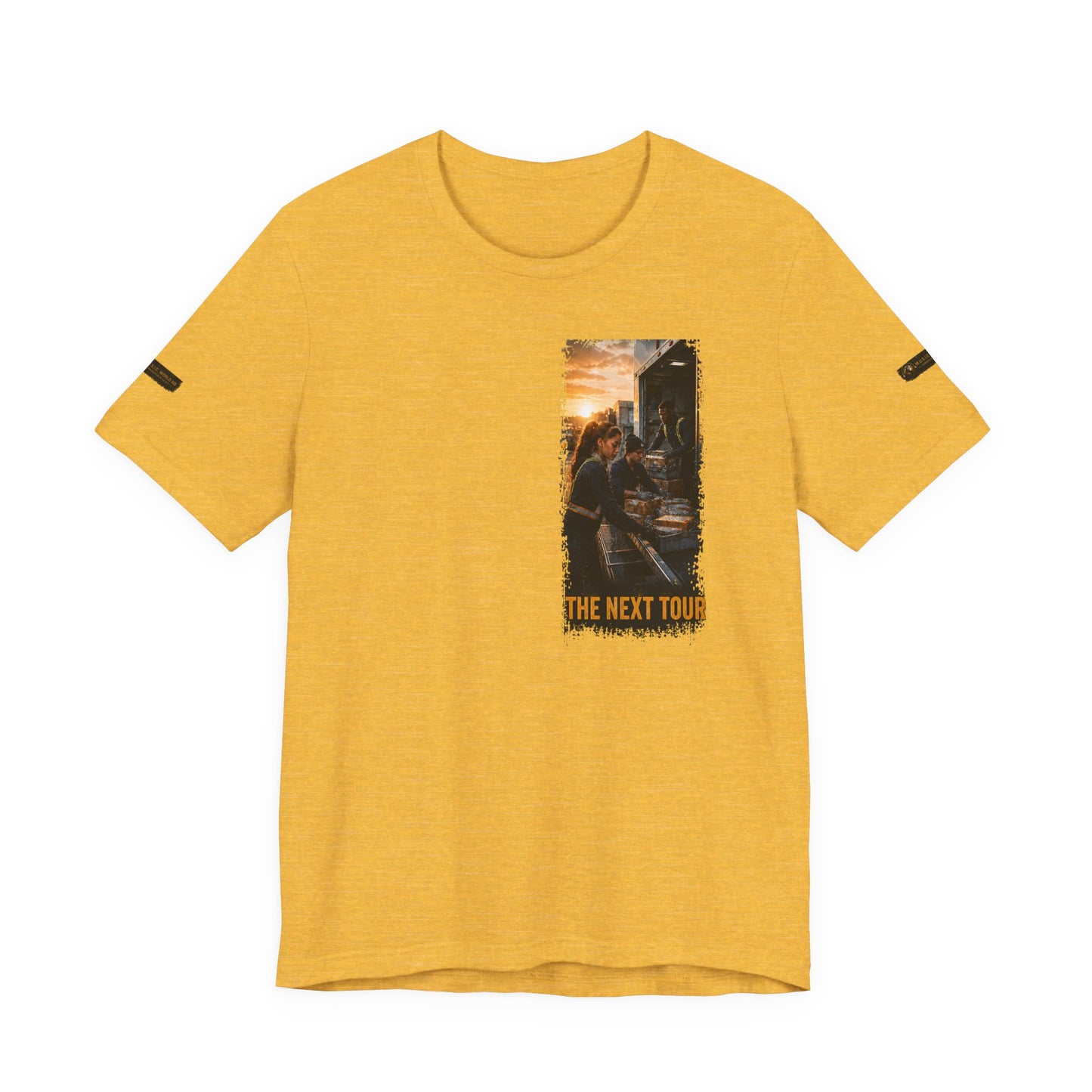Postal Music — The Next Tour Premium Unisex T-Shirt — Color Group 7 of 11