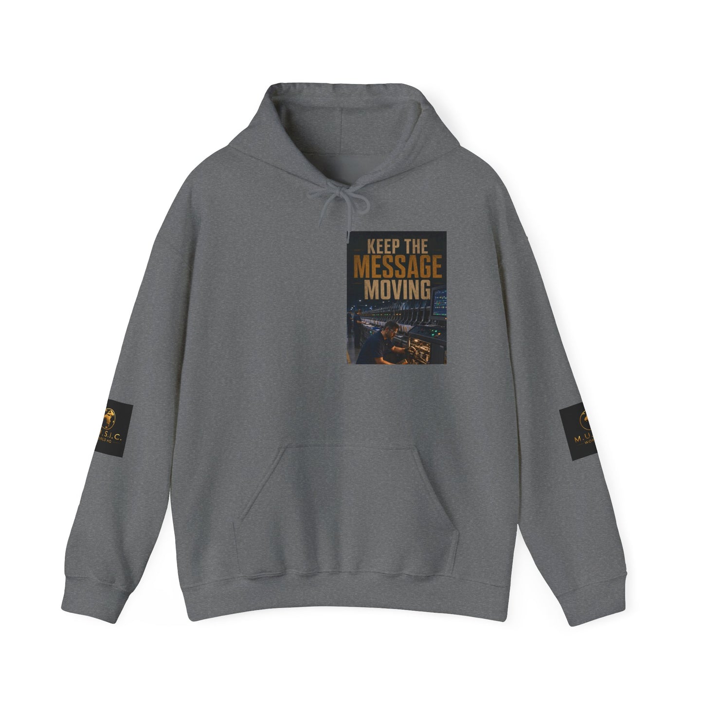 Postal Music — Keep the Message Moving — Core Pullover Hoodie