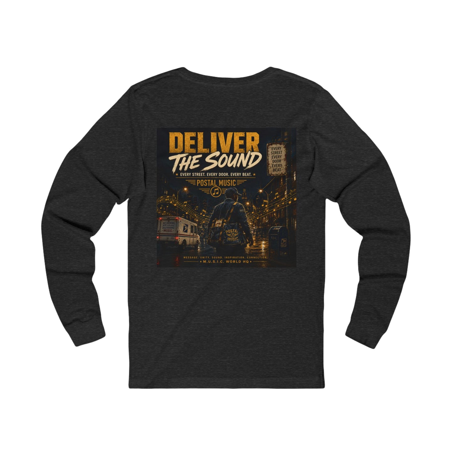 Postal Music — Deliver the Sound — Long-Sleeve T-Shirt