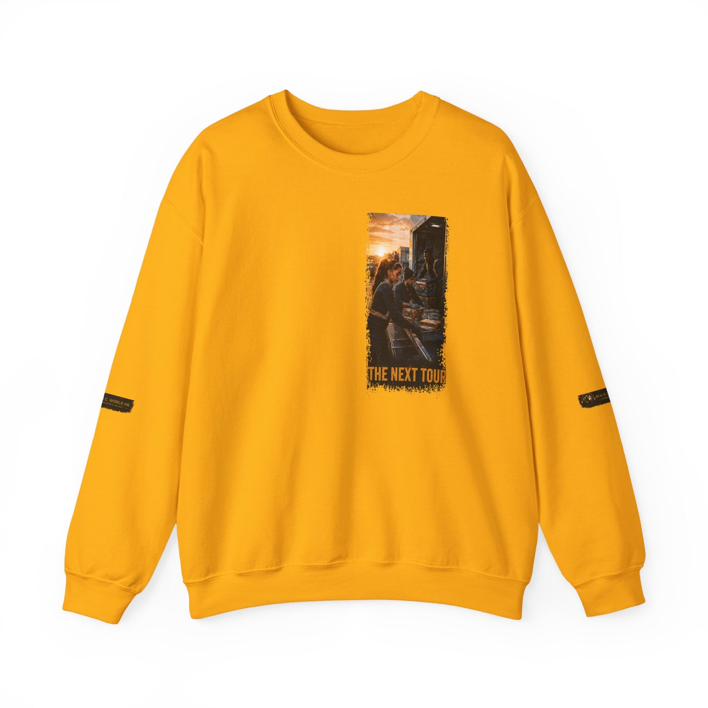 Postal Music — The Next Tour Core Crewneck Sweatshirt — Color Group 1 of 3