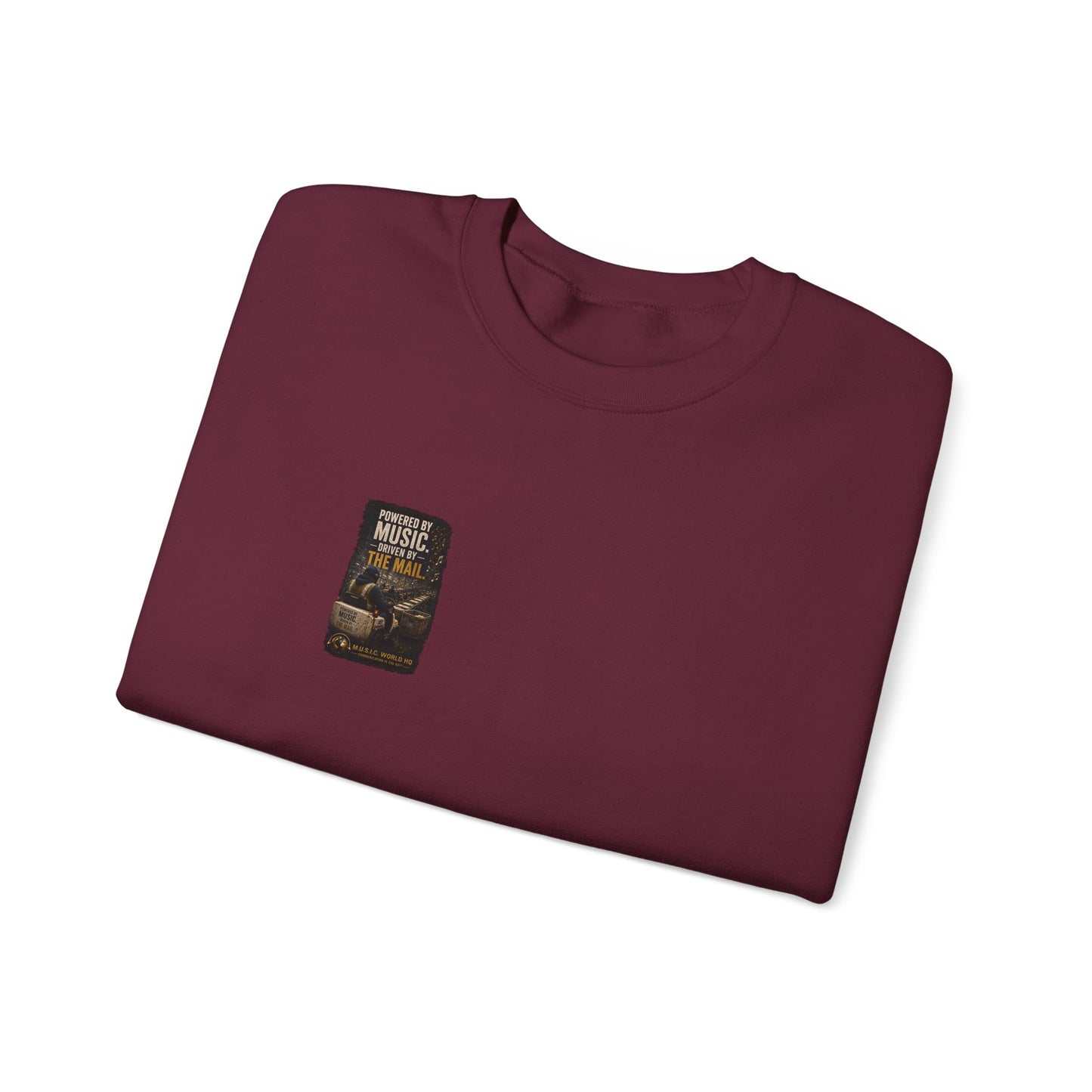 Postal Music - Powered by Music Crewneck Sweatshirt - Colorways B
