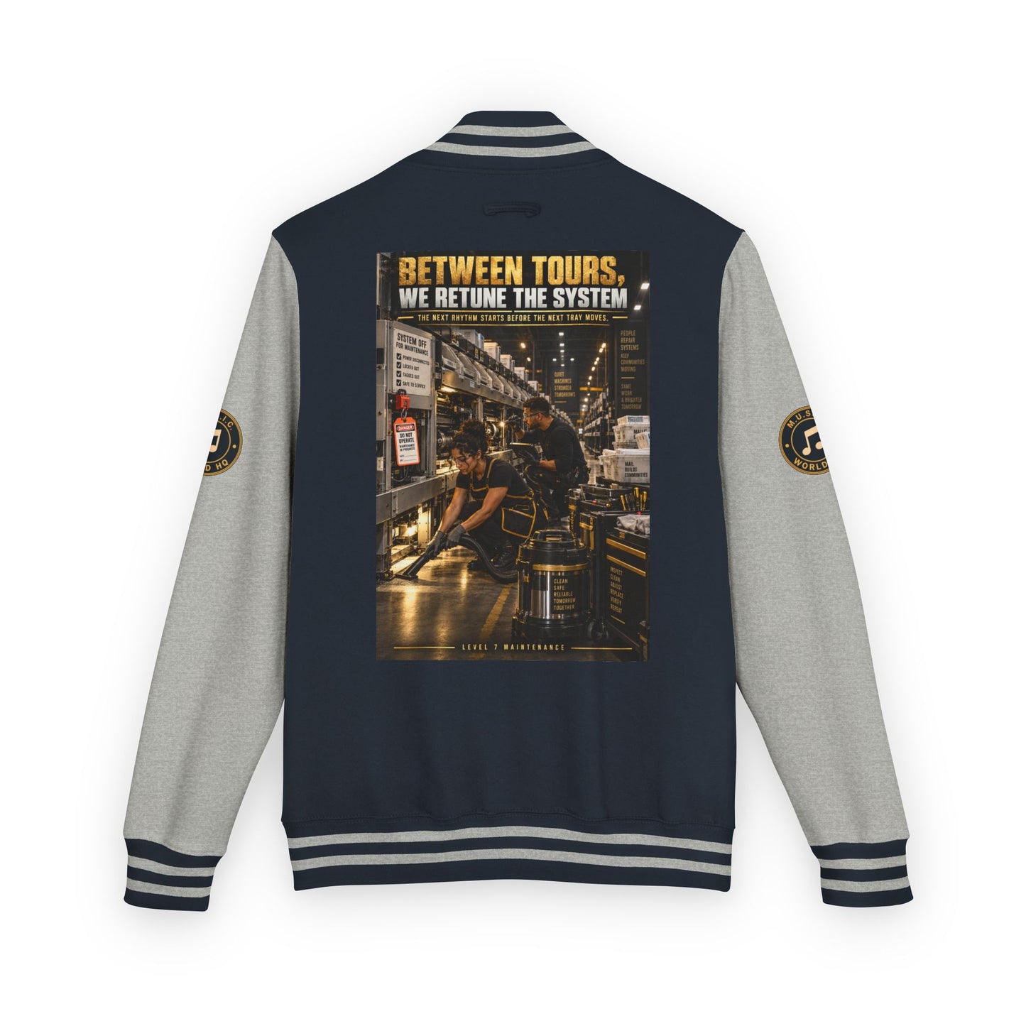 Postal Music - Between Tours, We Retune the System - Heavyweight Letterman Jacket